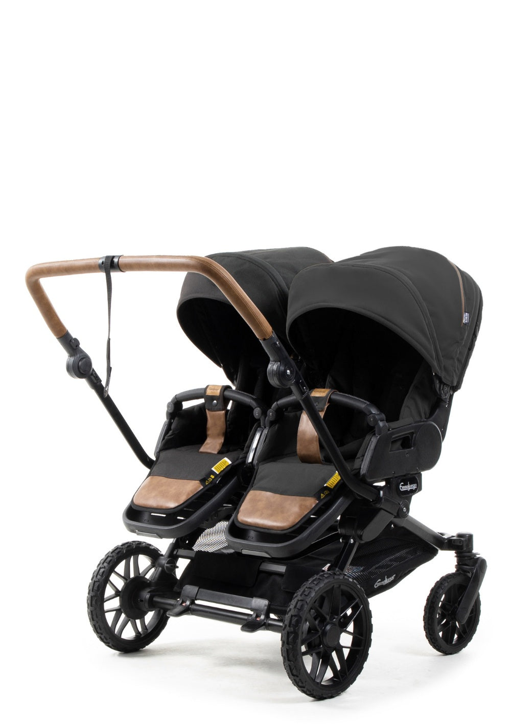 Emmaljunga Geschwisterwagen 'Double SENTO FLAT+' Outdoor Black