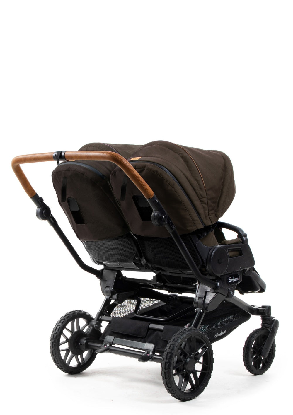 Emmaljunga Geschwisterwagen 'Double SENTO FLAT+' Outdoor Brown