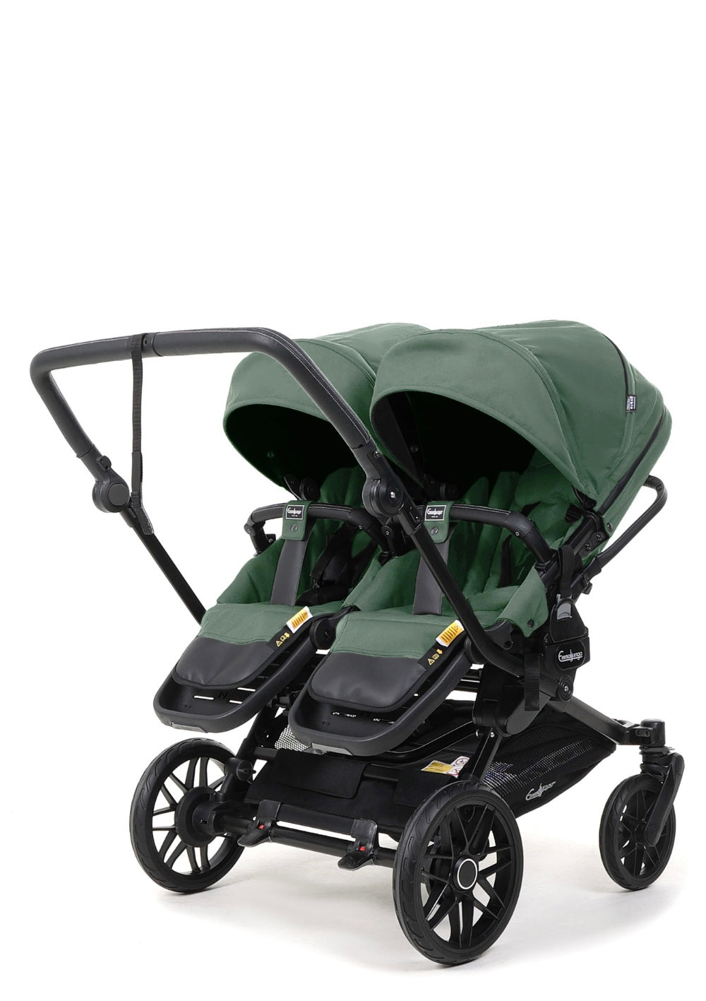 Emmaljunga Zwillingskinderwagen 'DOUBLE SENTO ERGO+' Urban Green