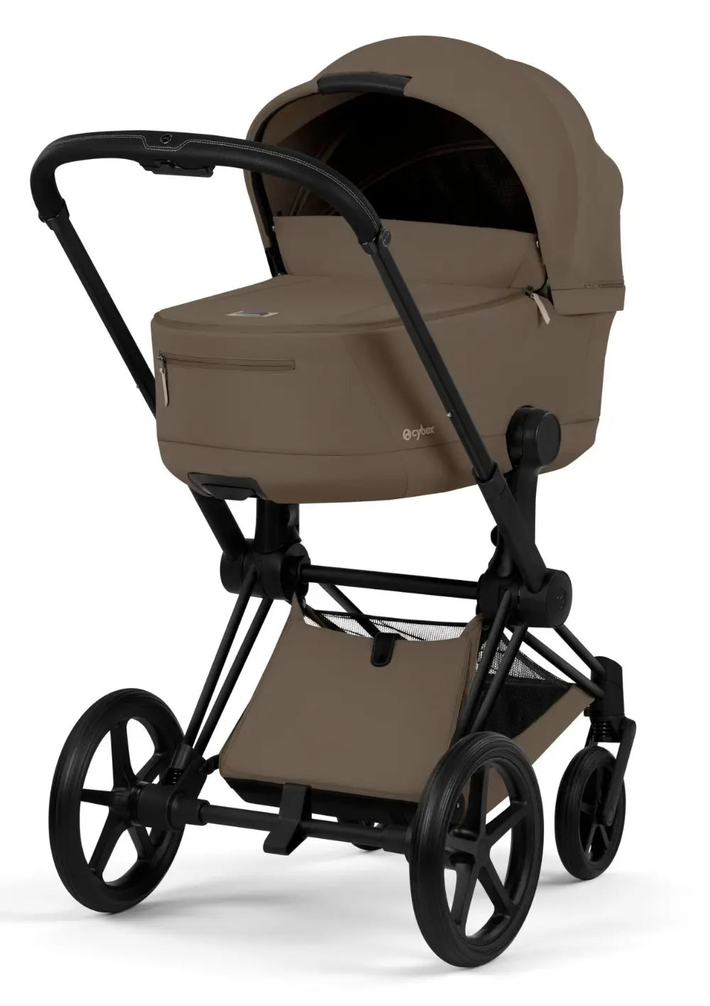 Cybex Kinderwagen-Set 'Priam Comfort' Coconut Brown (Frame Matt Black)