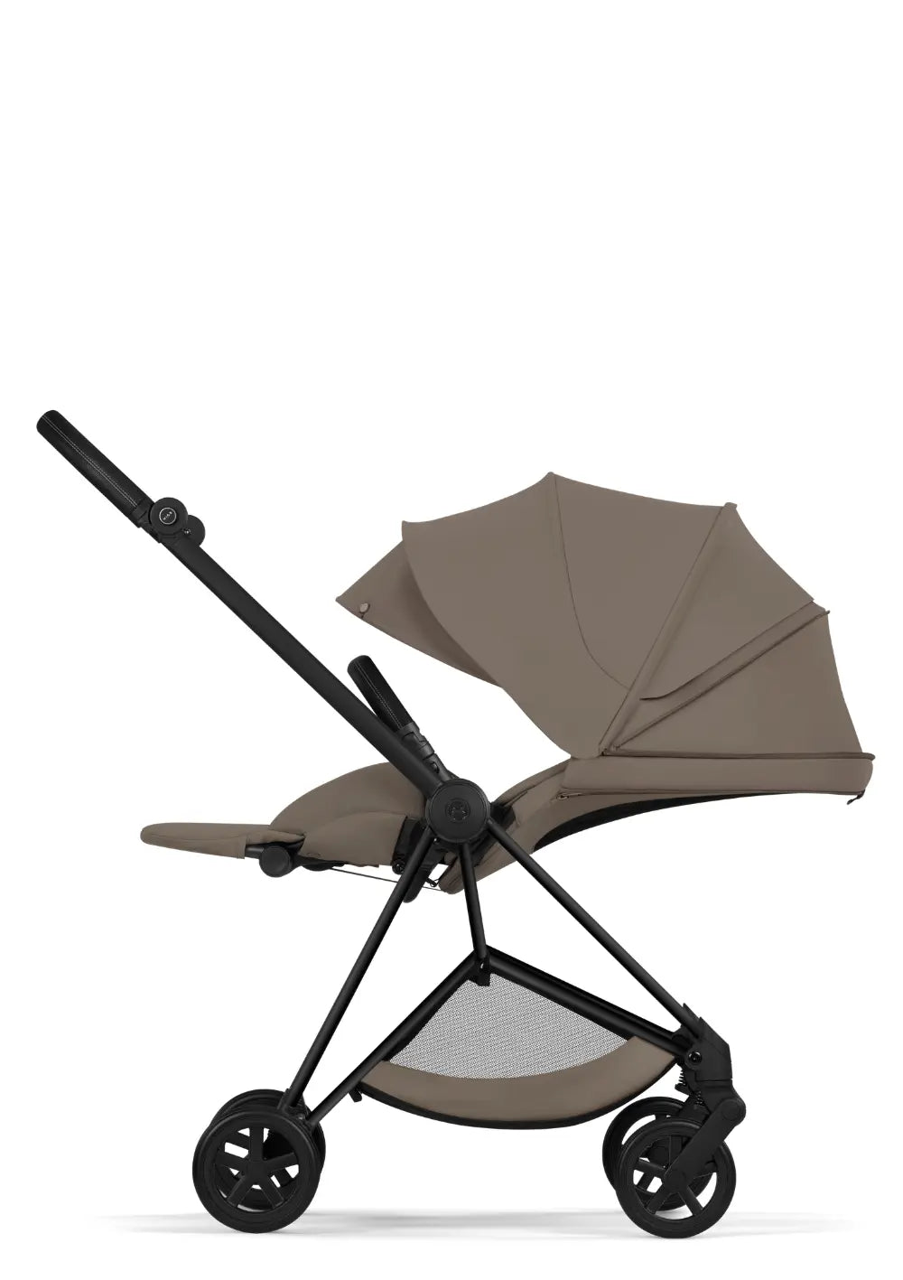 Cybex Kinderwagen-Set 'Mios Comfort' Coconut Brown / Matt Black Frame