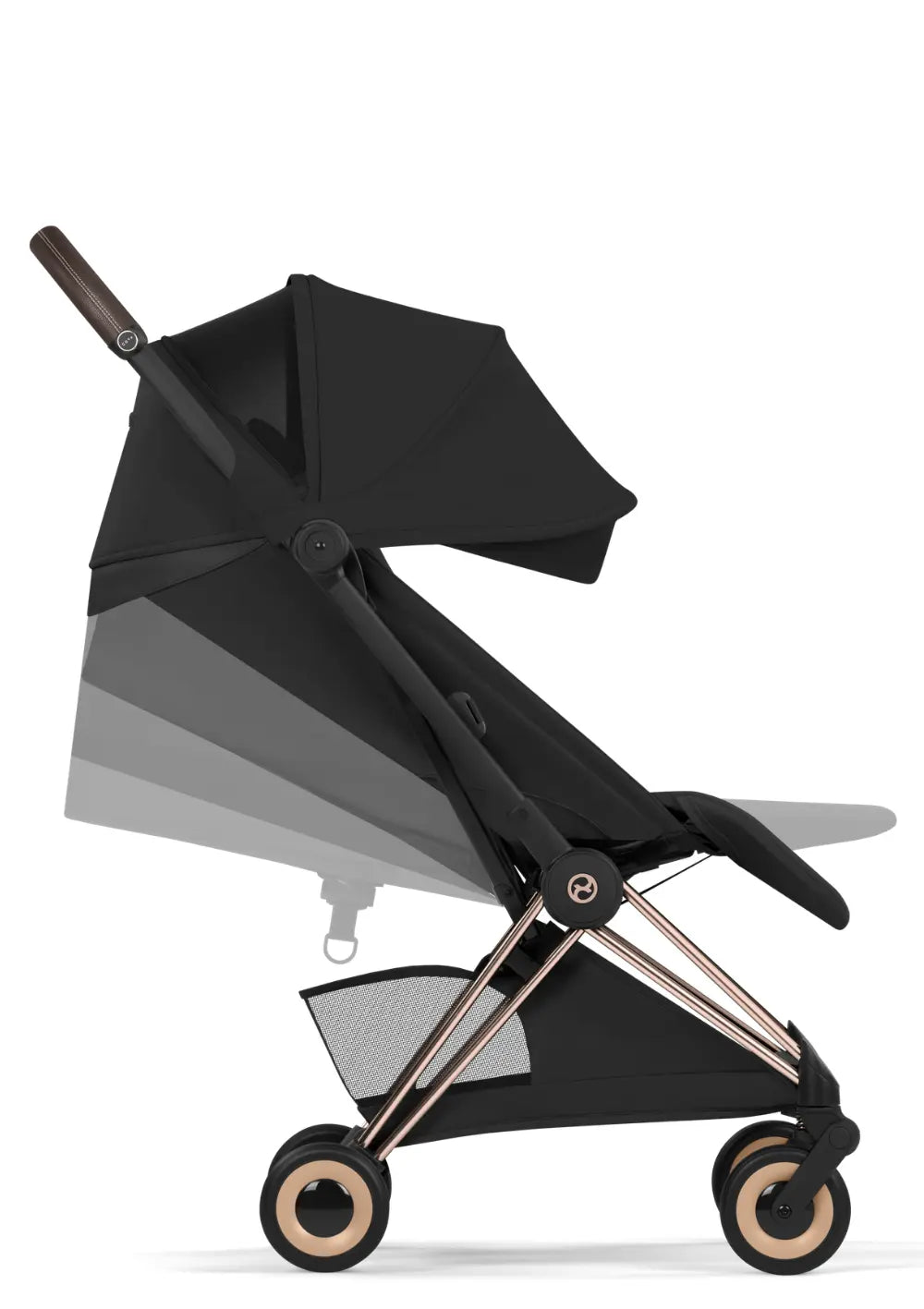 Cybex Buggy 'Coya Style' Sepia Black  Roségold
