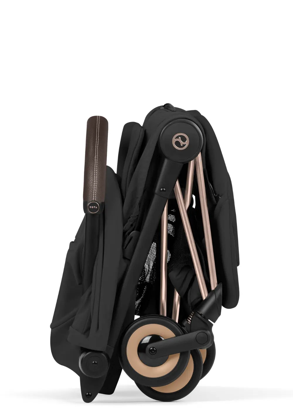 Cybex Buggy 'Coya Comfort' Sepia Black / Roségold