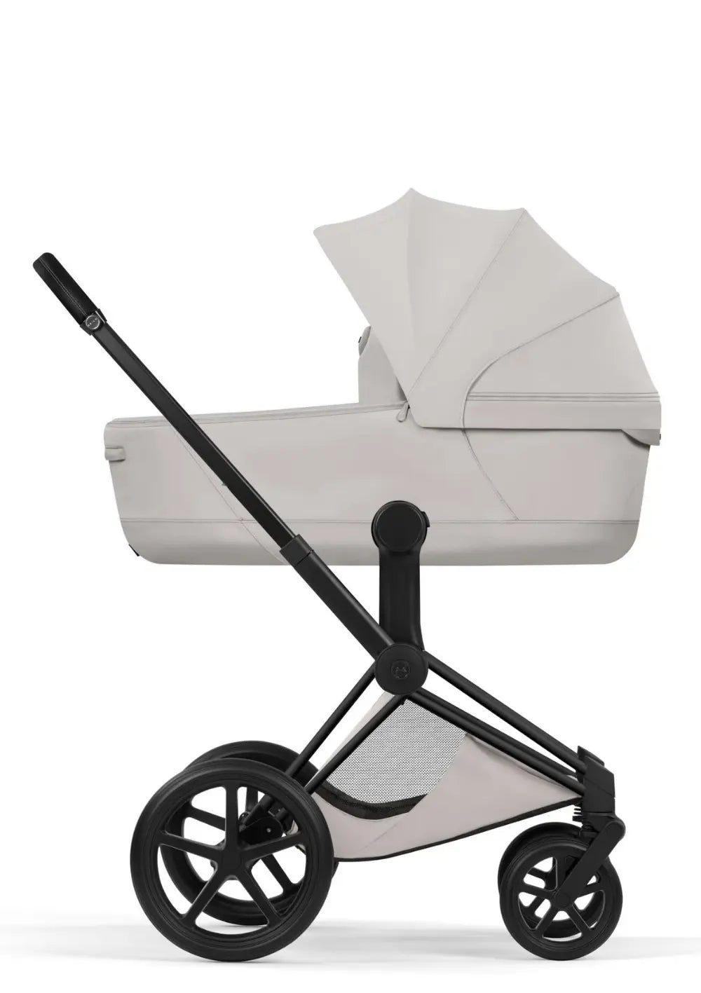 Cybex Kinderwagen-Set 'Priam Style' City Grey (Frame Matt Black)