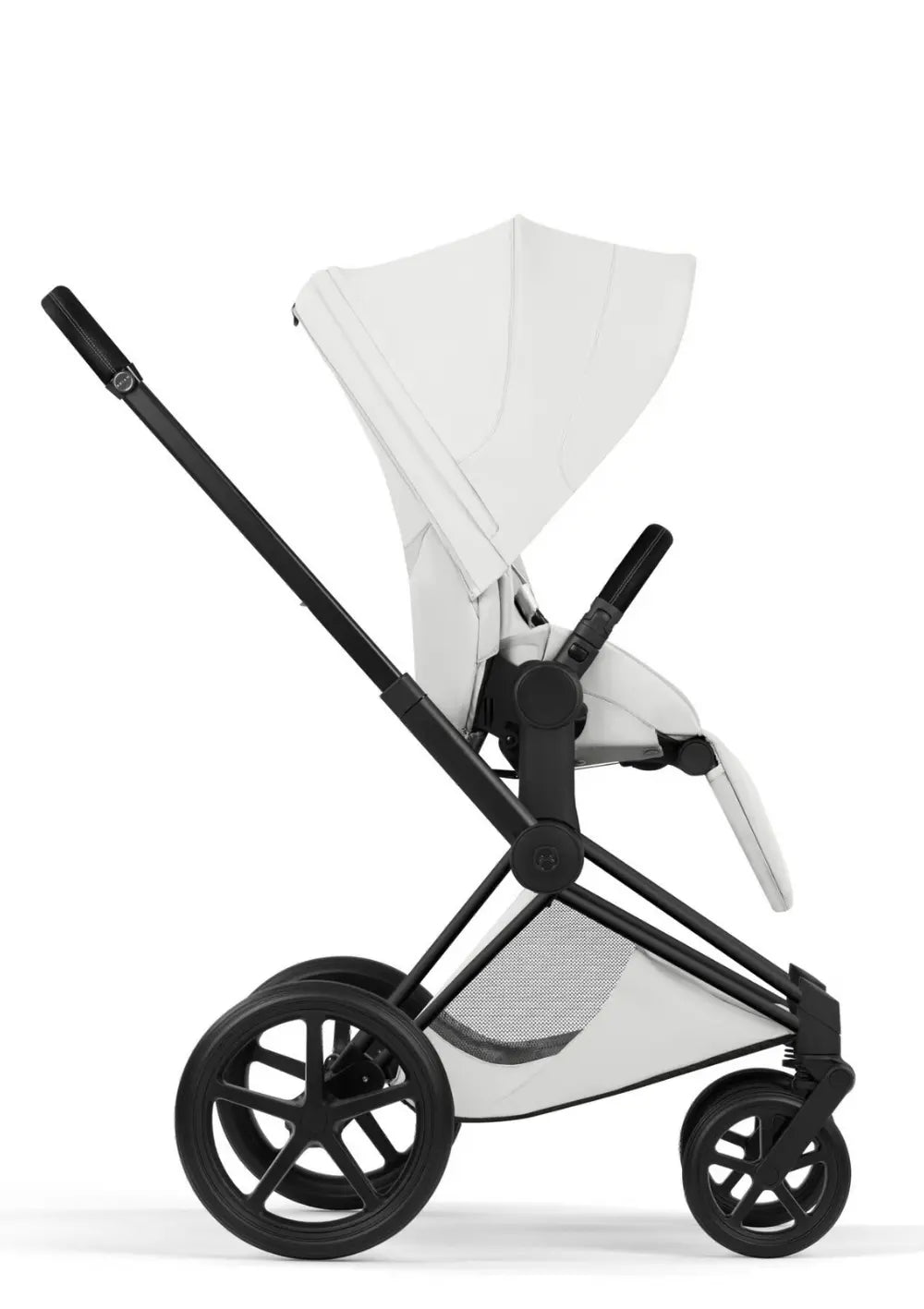 Cybex Kinderwagen-Set 'Priam Style' Off White (Frame Matt Black)