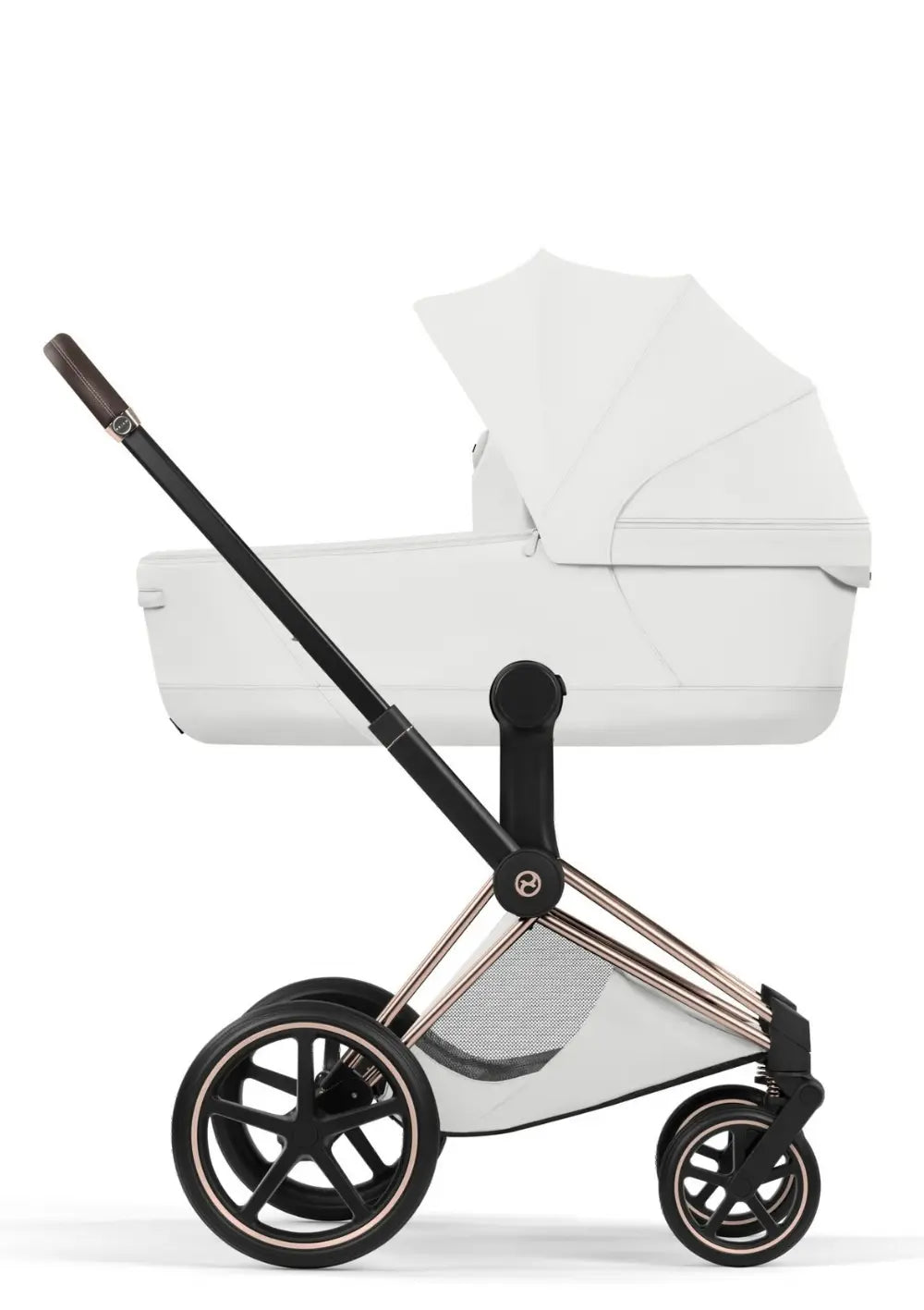 Cybex Kinderwagen-Set 'Priam Style' Off White (Frame Roségold)