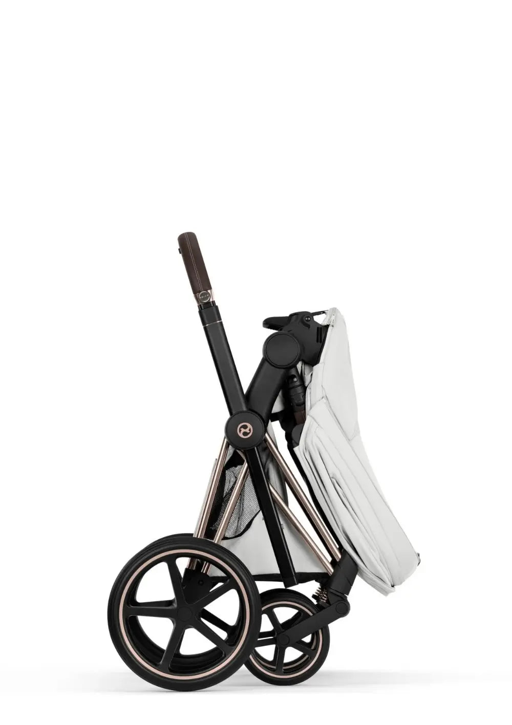 Cybex Kinderwagen-Set 'Priam Style' Off White (Frame Roségold)