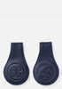 2er-Set Magnet-Clips Leder Navy Blue
