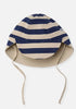 Wendbarer Sonnenhut UPF 50+ Navy Stripe/Sandy Beach
