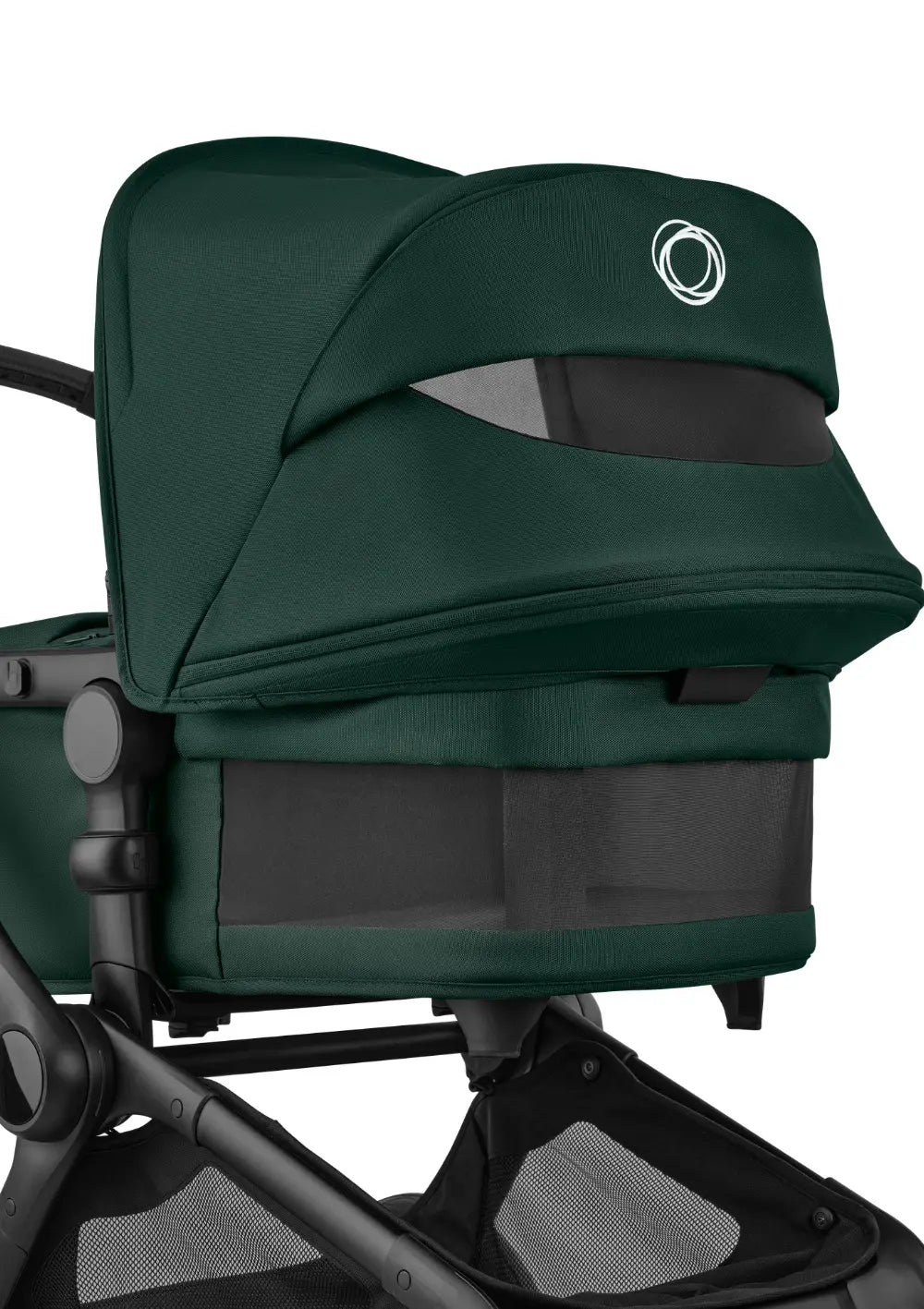 Bugaboo Fox 5 Renew Kinderwagen-Set Schwarz / Fern Green