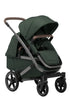 Geschwister-Kinderwagen-Set 'Geo5 Double' Forest Green