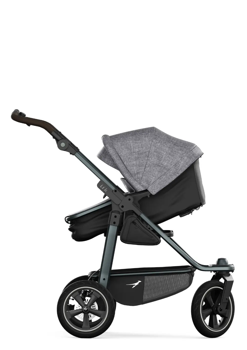TFK Kinderwagen-Set 'Mono 3' Premium Grau