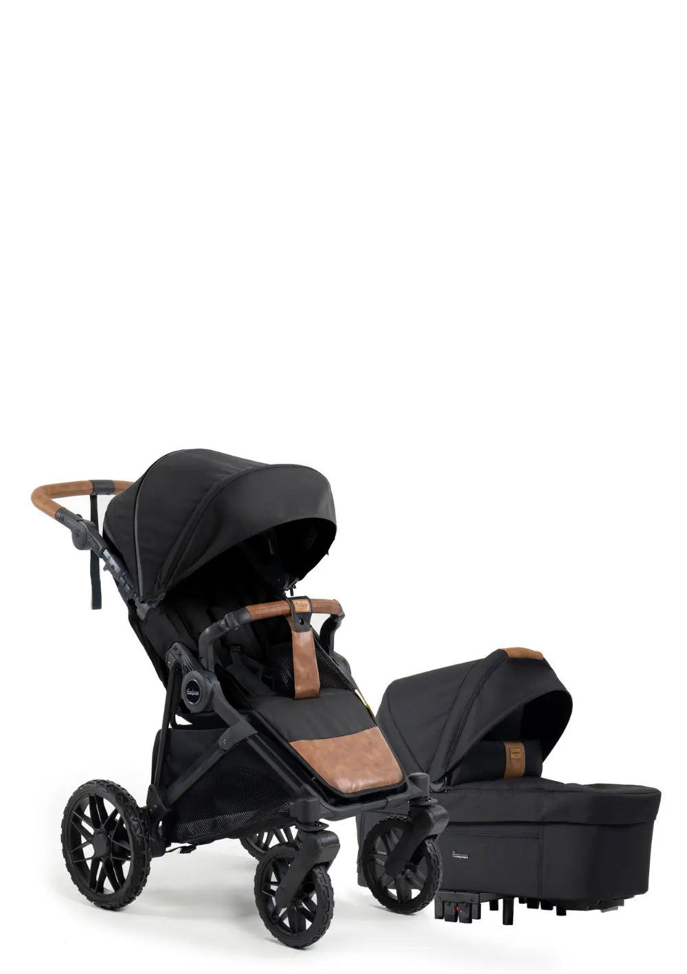 Emmaljunga Buggy-Set 'SONIC STROLLER KOMBI 310' Outdoor Black
