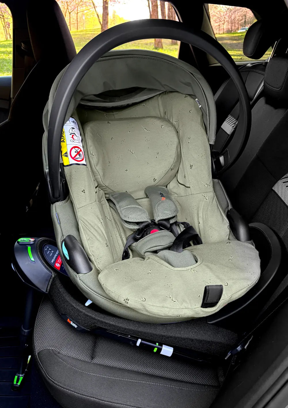BeSafe Kindersitzbezug 'Go Beyond' Green Leaf