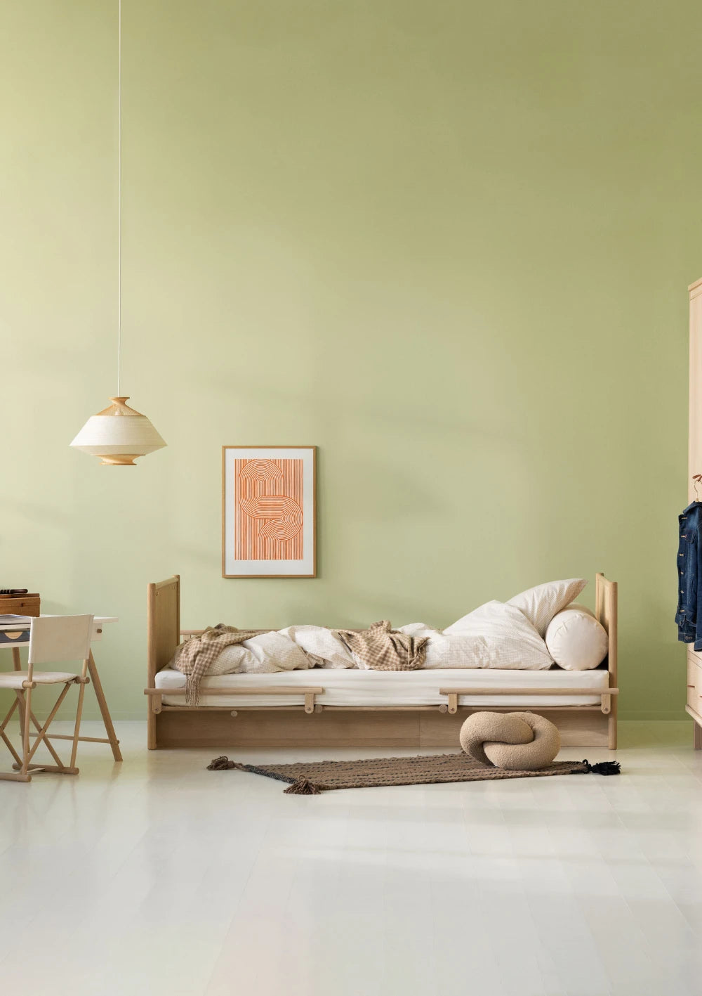 Oliver Furniture Baby- und Kinderbett 'Camp Novel' Eiche  200 x 120 cm
