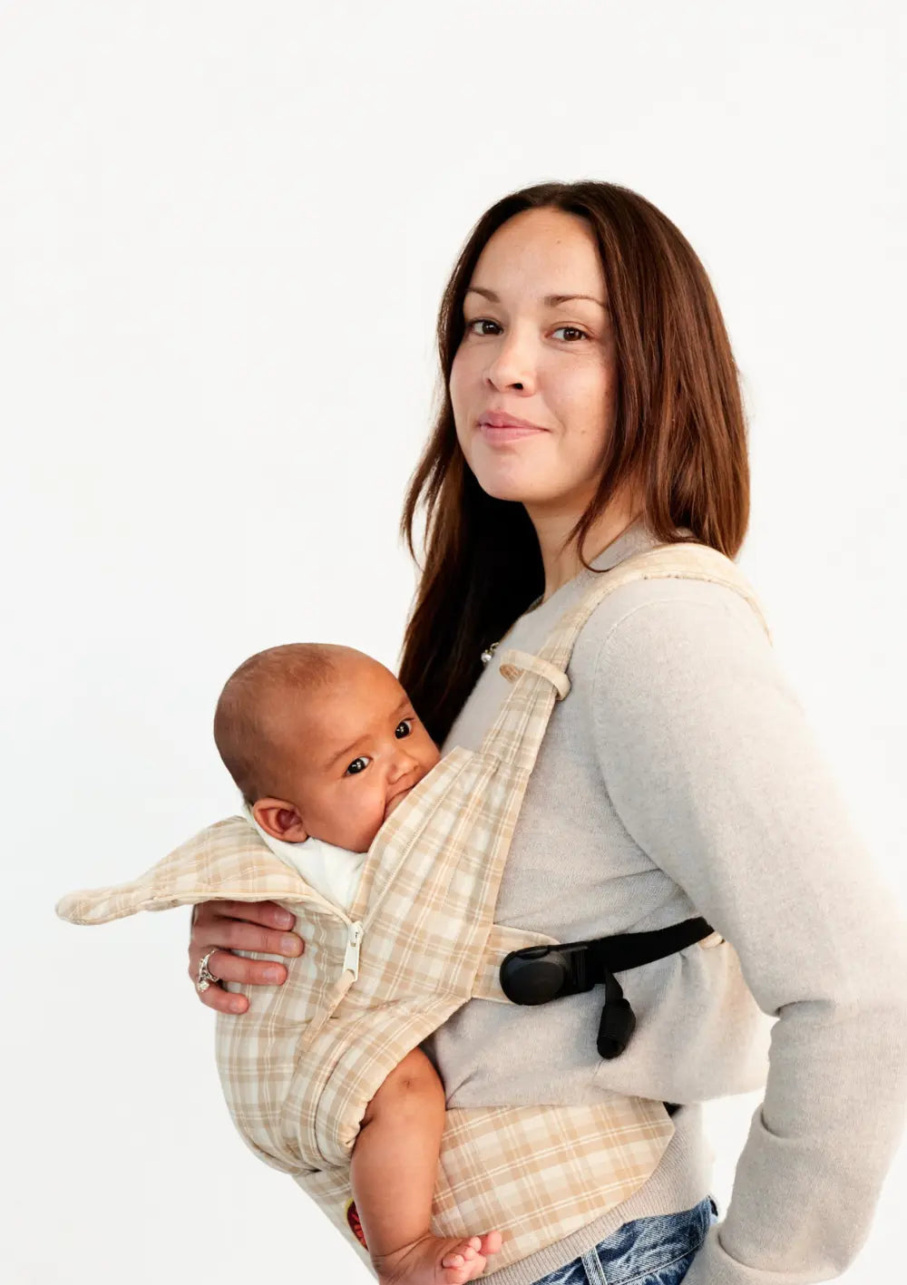 Moova Babytrage 'Balance' Mocha Check