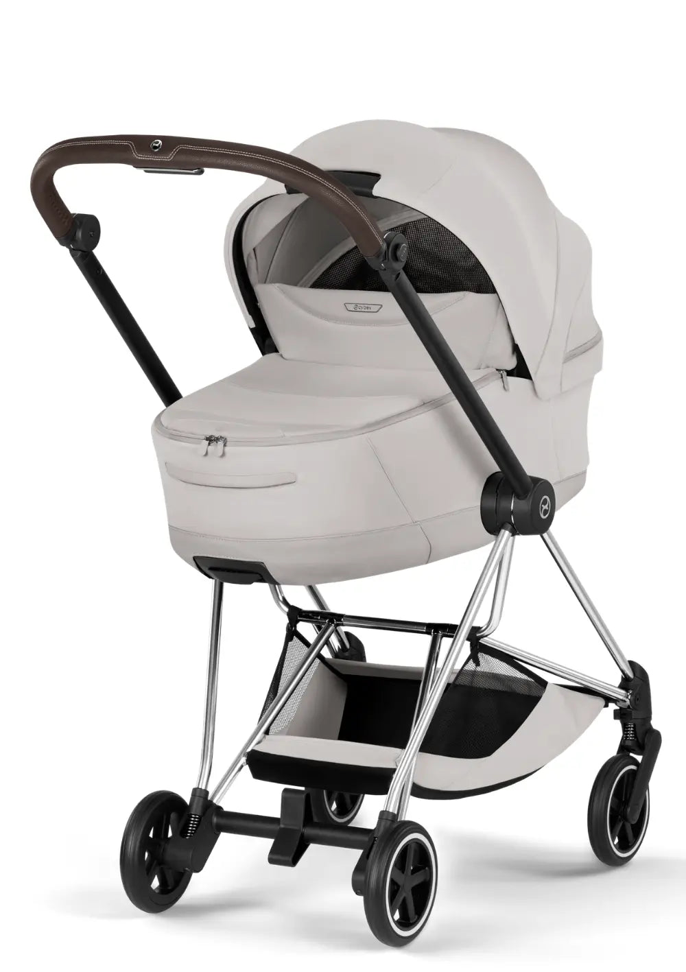 Cybex Kinderwagen-Set 'Mios' City Grey / Chrome Brown Frame