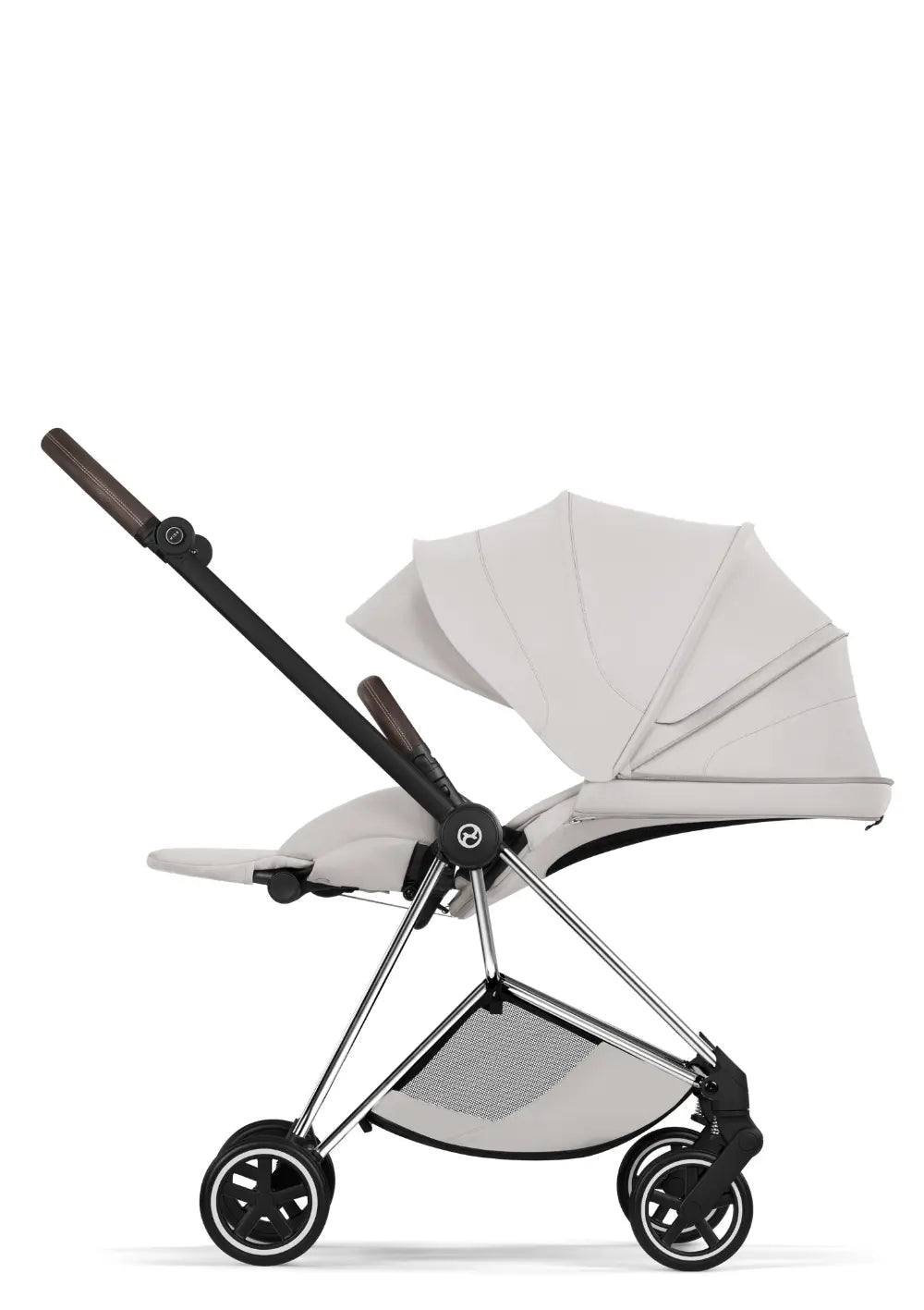 Cybex Kinderwagen-Set 'Mios' City Grey / Chrome Brown Frame