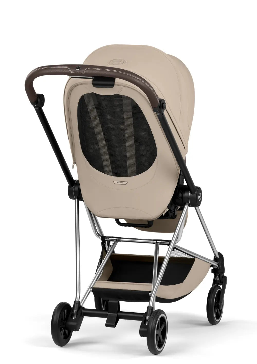 Cybex Kinderwagen-Set 'Mios' Cozy Beige / Chrome Brown Frame