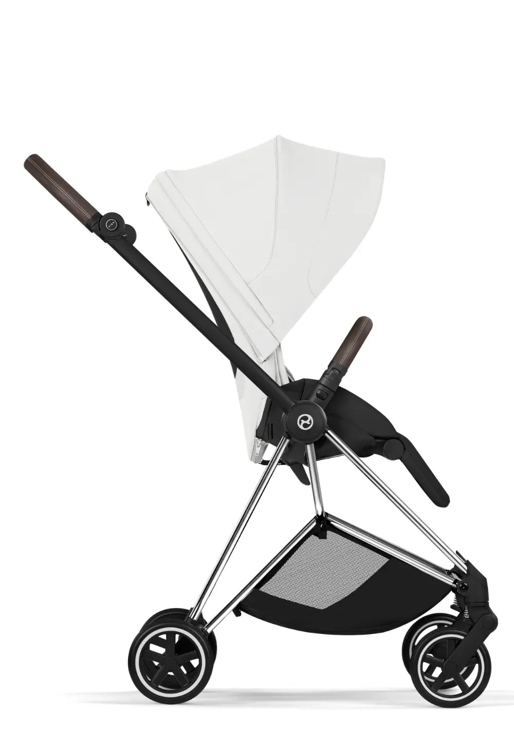 Cybex Kinderwagen-Set 'Mios' Off White / Chrome Brown Frame