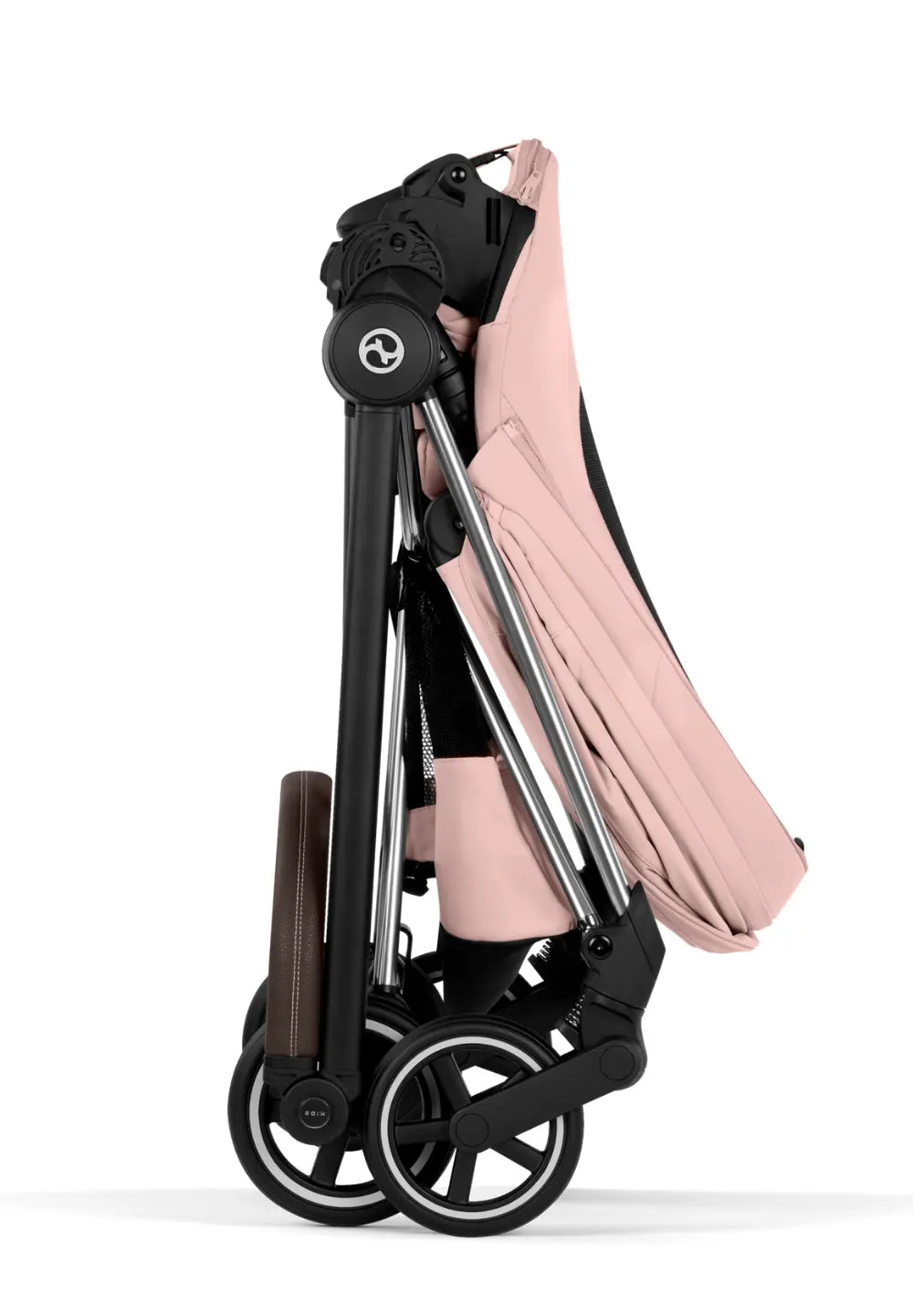 Cybex Kinderwagen-Set 'Mios' Peach Pink / Chrome Brown Frame
