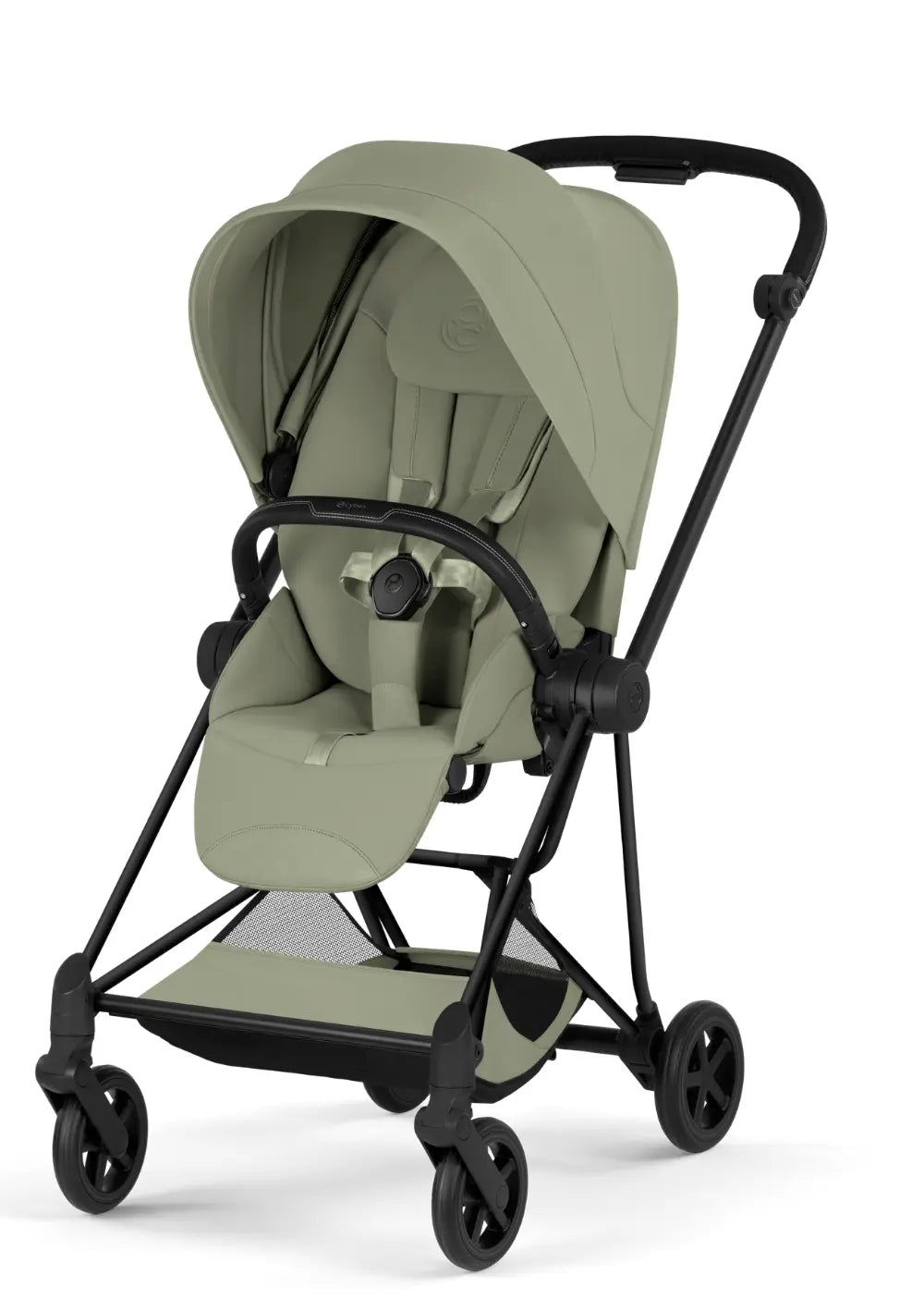 Cybex Kinderwagen-Set 'Mios' Sage Green / Matt Black Frame 