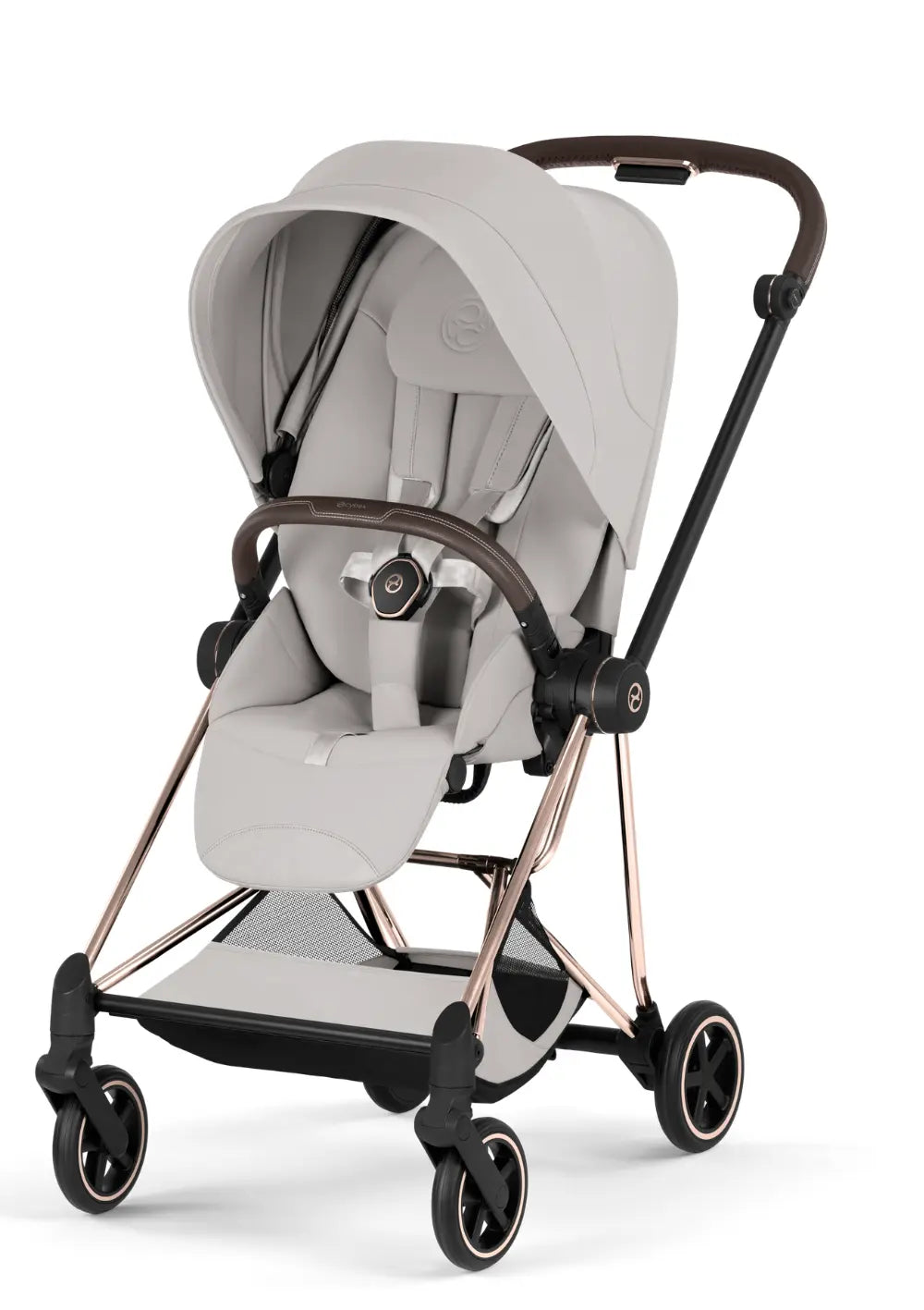 Cybex Kinderwagen-Set 'Mios' City Grey / Roségold Frame