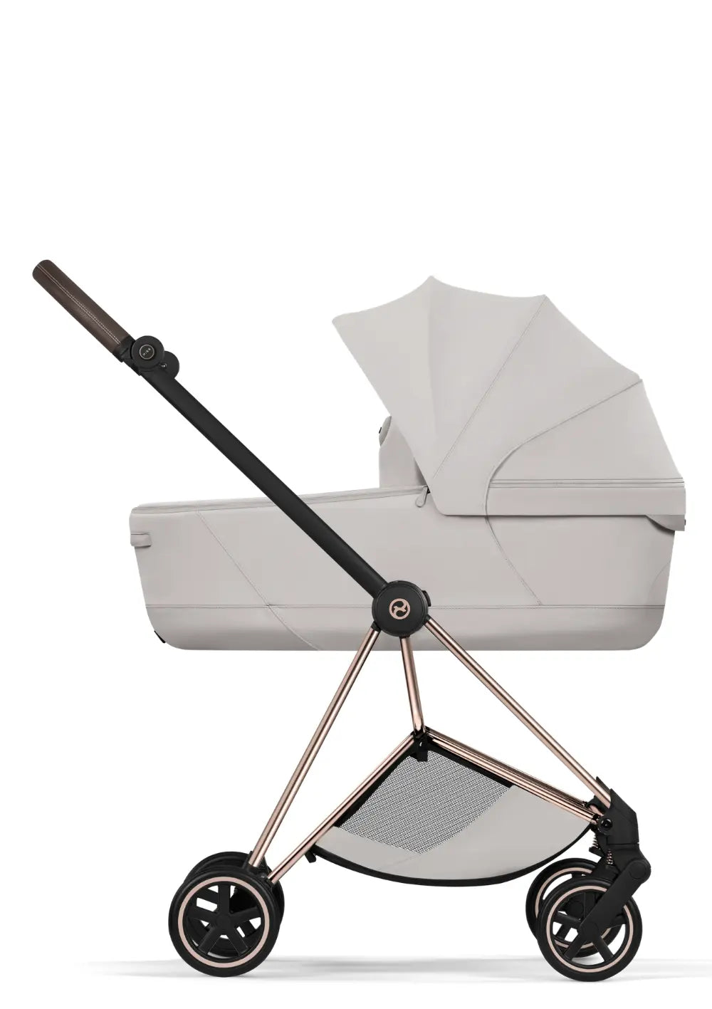 Cybex Kinderwagen-Set 'Mios' City Grey / Roségold Frame