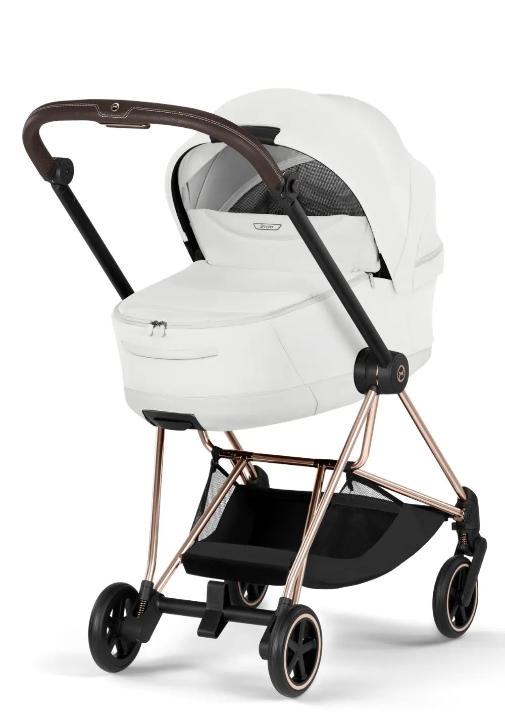 Cybex Kinderwagen-Set 'Mios' Off White / Roségold Frame