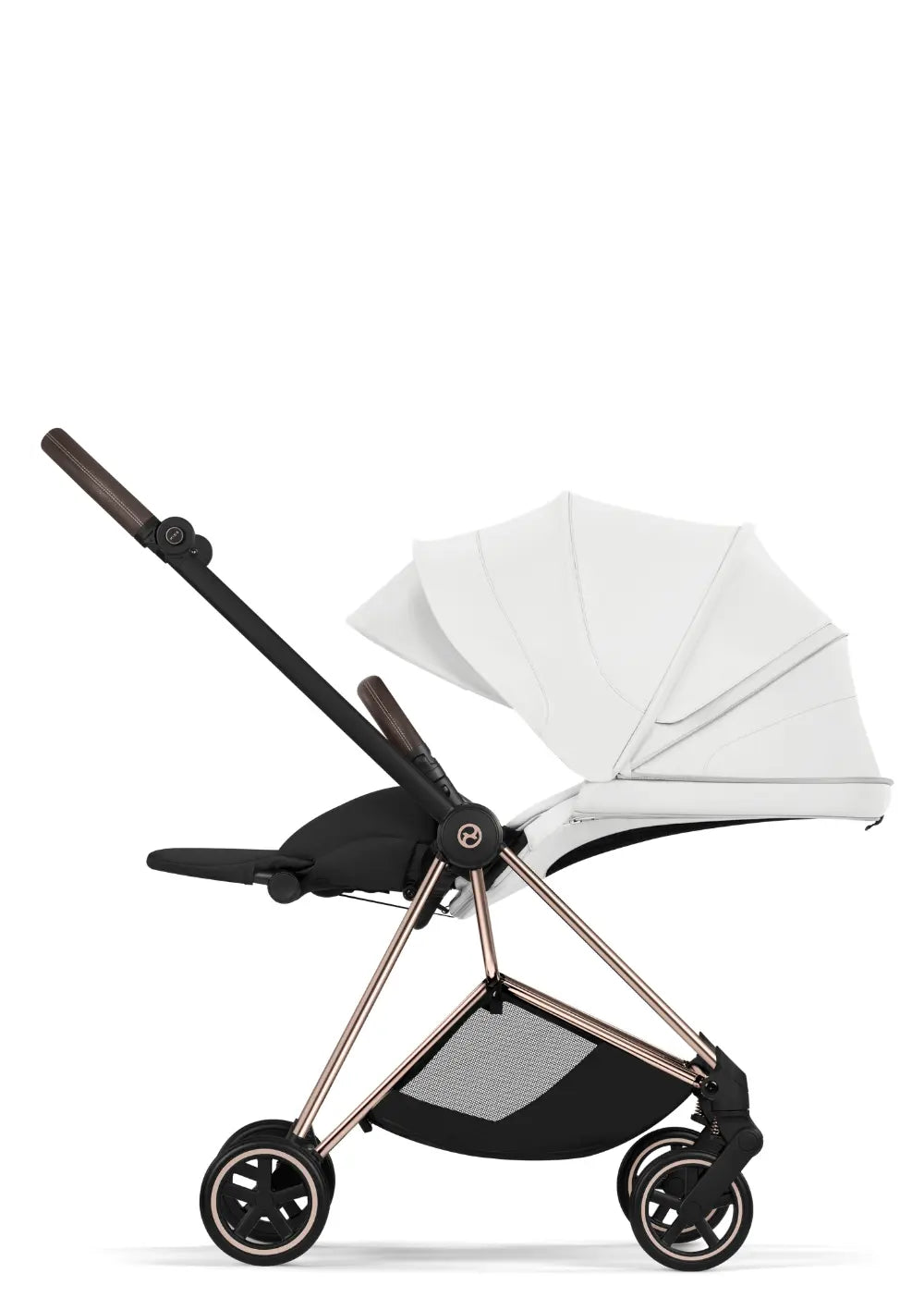 Cybex Kinderwagen-Set 'Mios' Off White / Roségold Frame