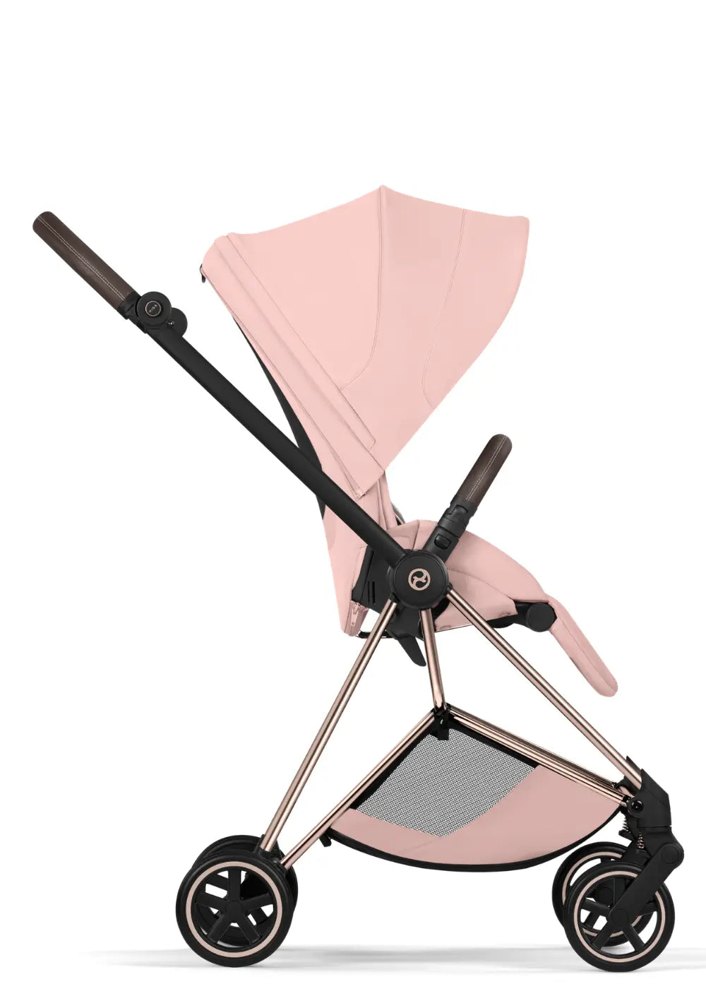 Cybex Kinderwagen-Set 'Mios' Peach Pink / Roségold Frame