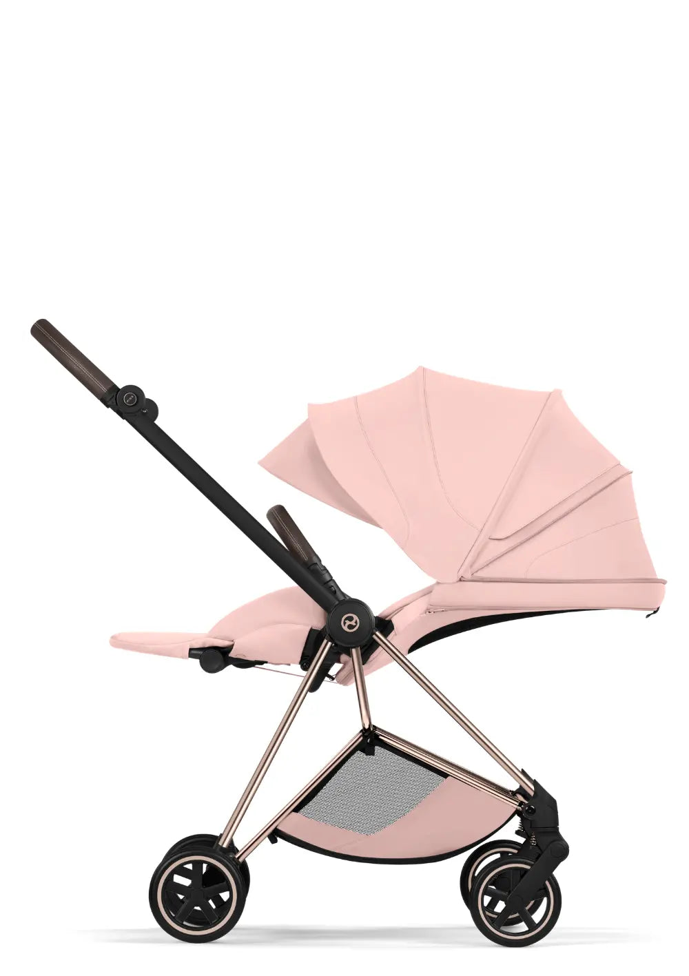 Cybex Kinderwagen-Set 'Mios' Peach Pink / Roségold Frame