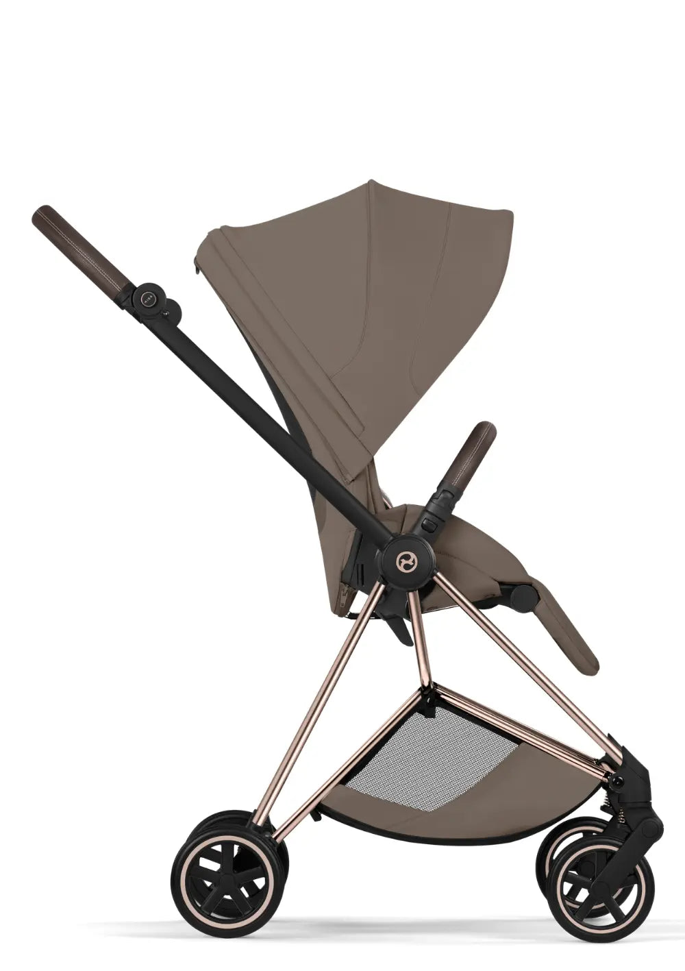 Cybex Kinderwagen-Set 'Mios' Coconut Brown / Roségold Frame 