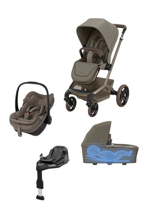 Bundle Fame Oak Truffle + Pebble Slide Pro + Gratis FamilyFix Slide Pro Basisstation