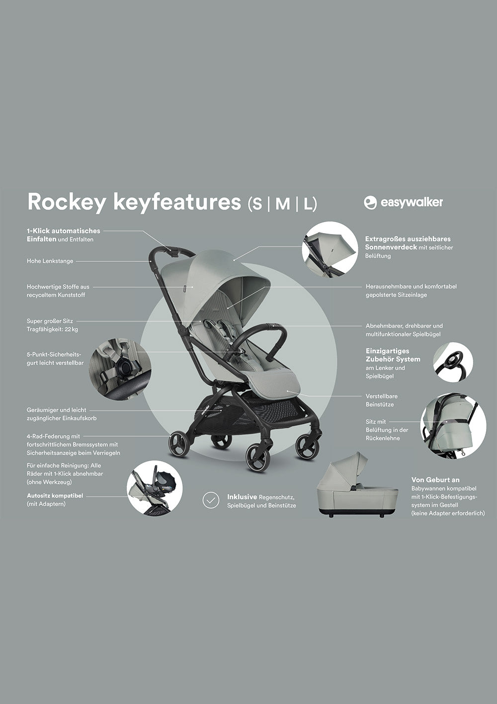 Easywalker Rockey Keyfeatures