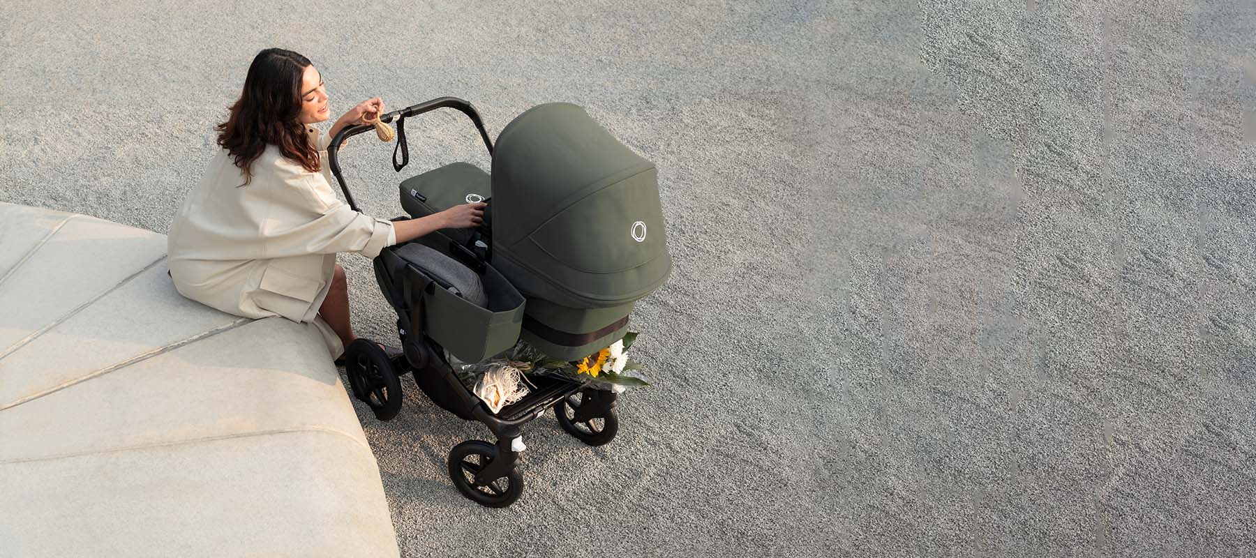 Erstausstattung für unterwegs - im Bild: Bugaboo Donkey 5 Mono