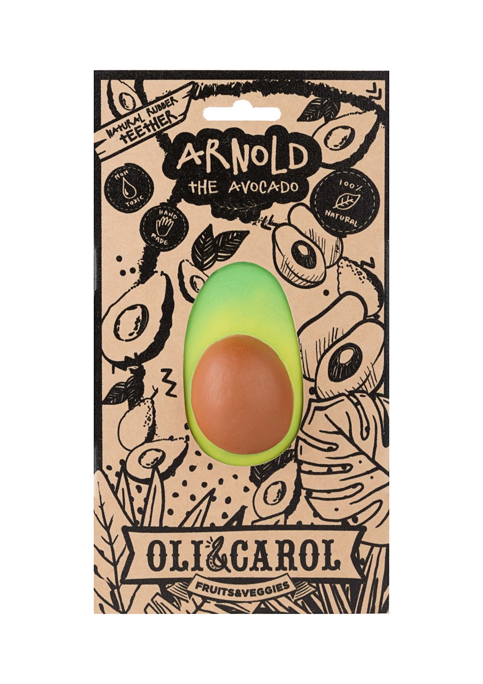 Beißspielzeug 'Arnold the Avocado'