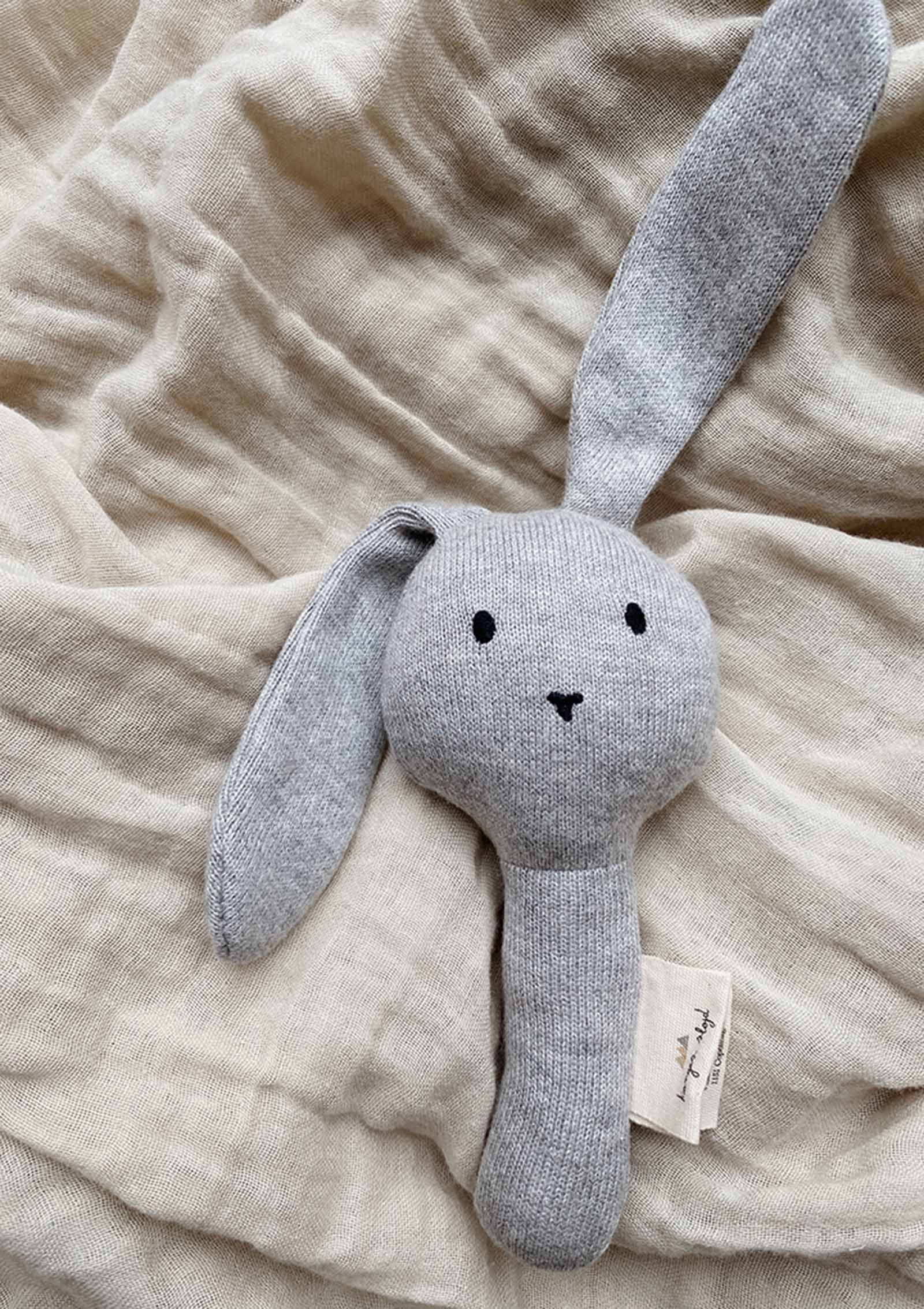 Konges Sløjd Activity Rassel Kaninchen Grey