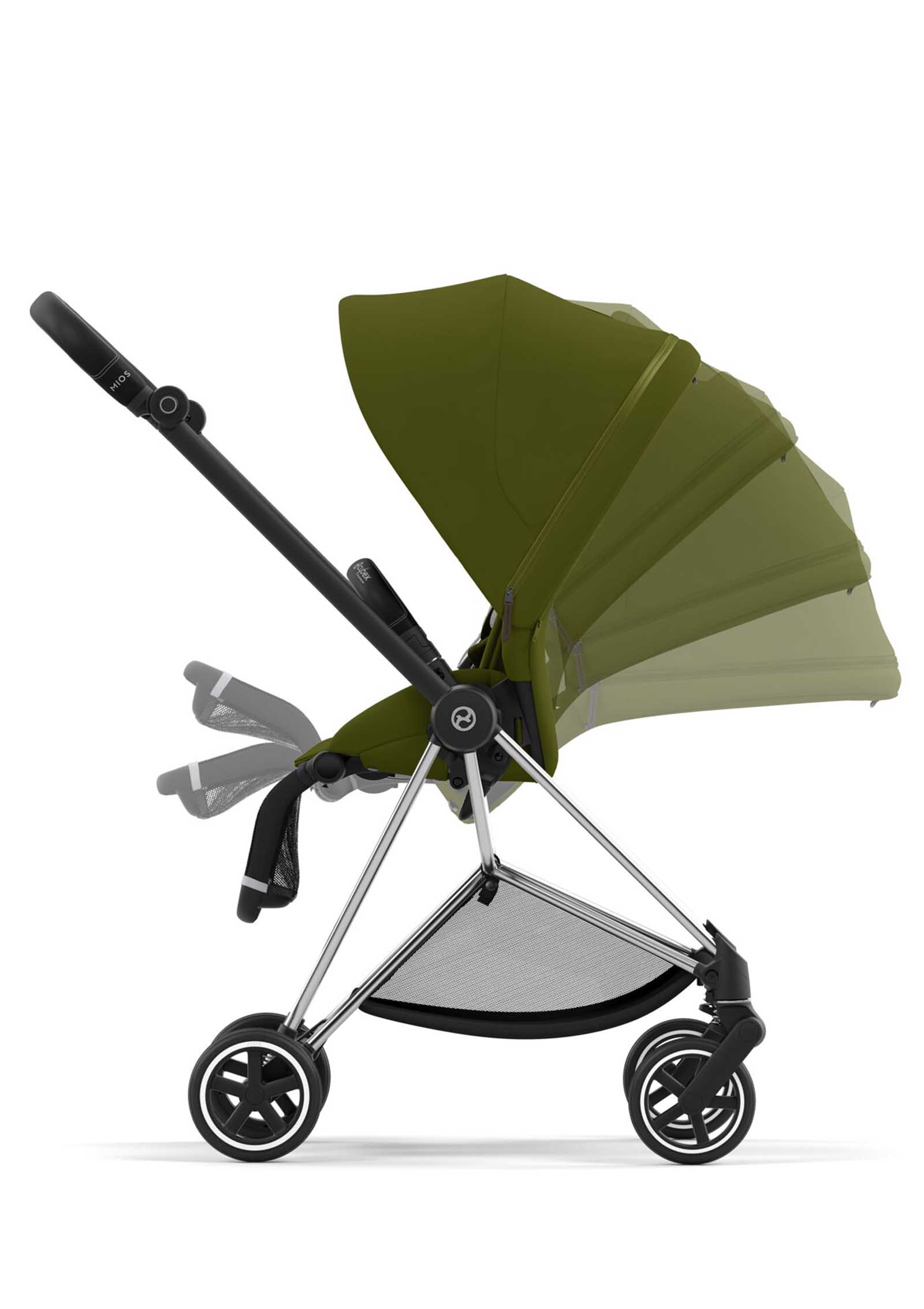 Cybex Mios 3.0 Khaki Green - Chrome Black