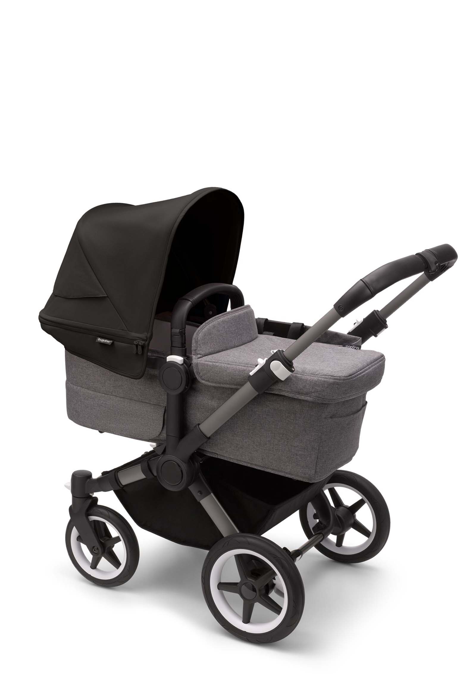 bugaboo Donkey 5 Mono 'styled by you' Graphit-grau meliert-Mitternachtsschwarz