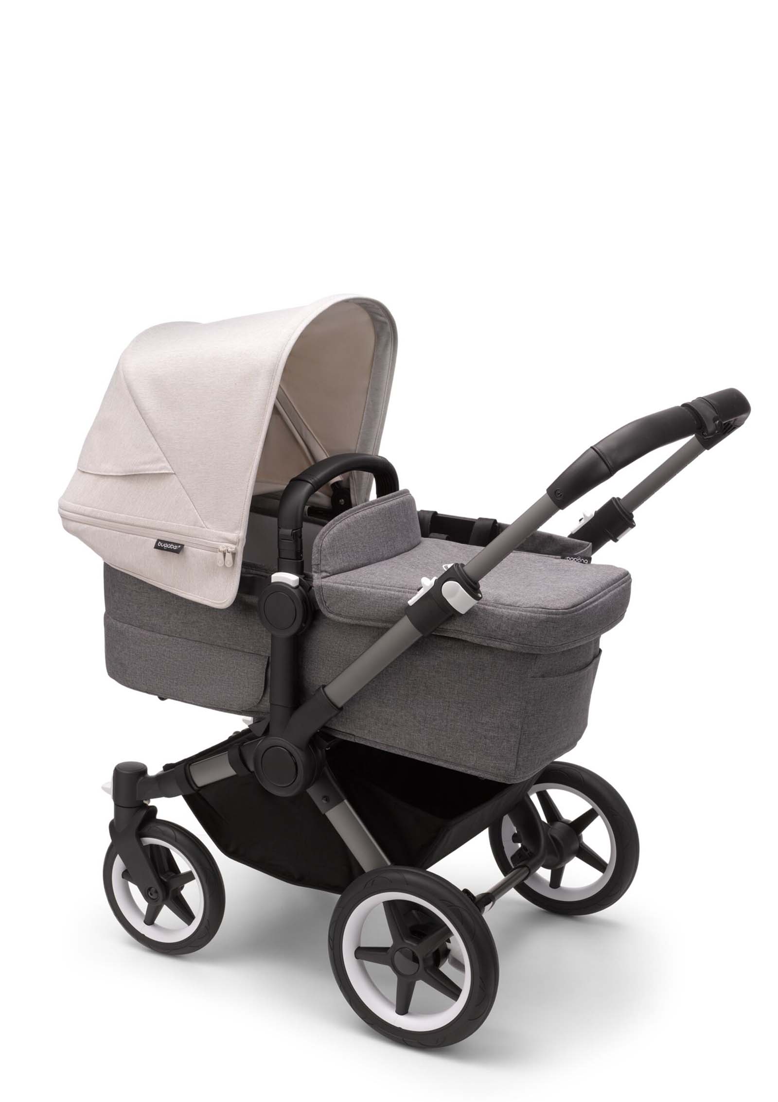 bugaboo Donkey 5 Mono 'styled by you' Graphit-grau meliert-Nebelweiß