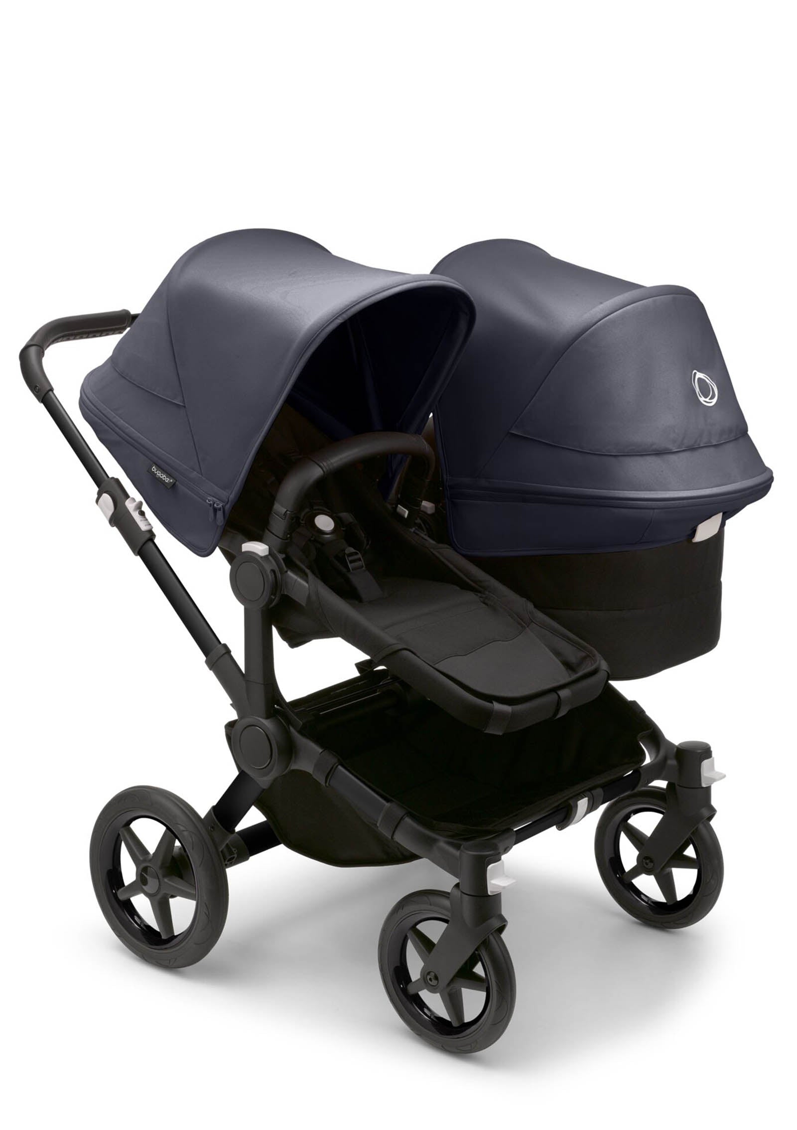 bugaboo Donkey 5 Duo 'Styled by you' Schwarz-Mitternachtsschwarz-Sturmblau