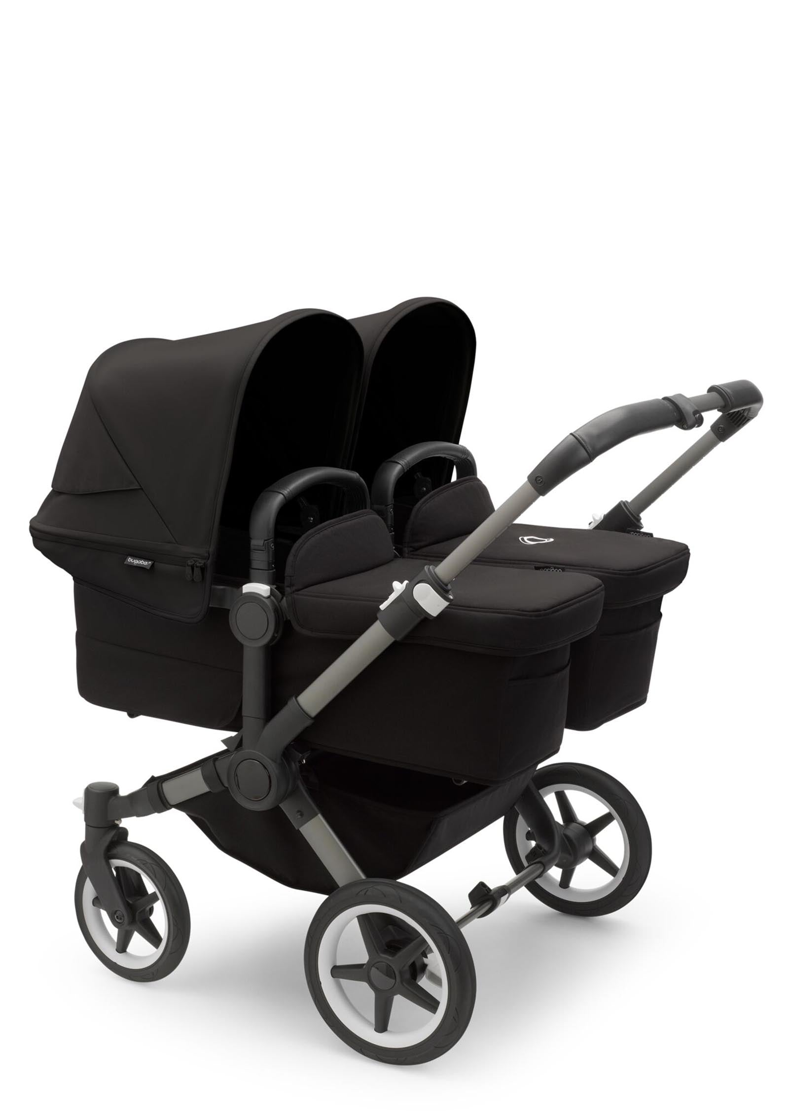 bugaboo Donkey 5 Twin Kinderwagen 'styled by you* Graphit-Mitternachtsschwarz-Mitternachtsschwarz