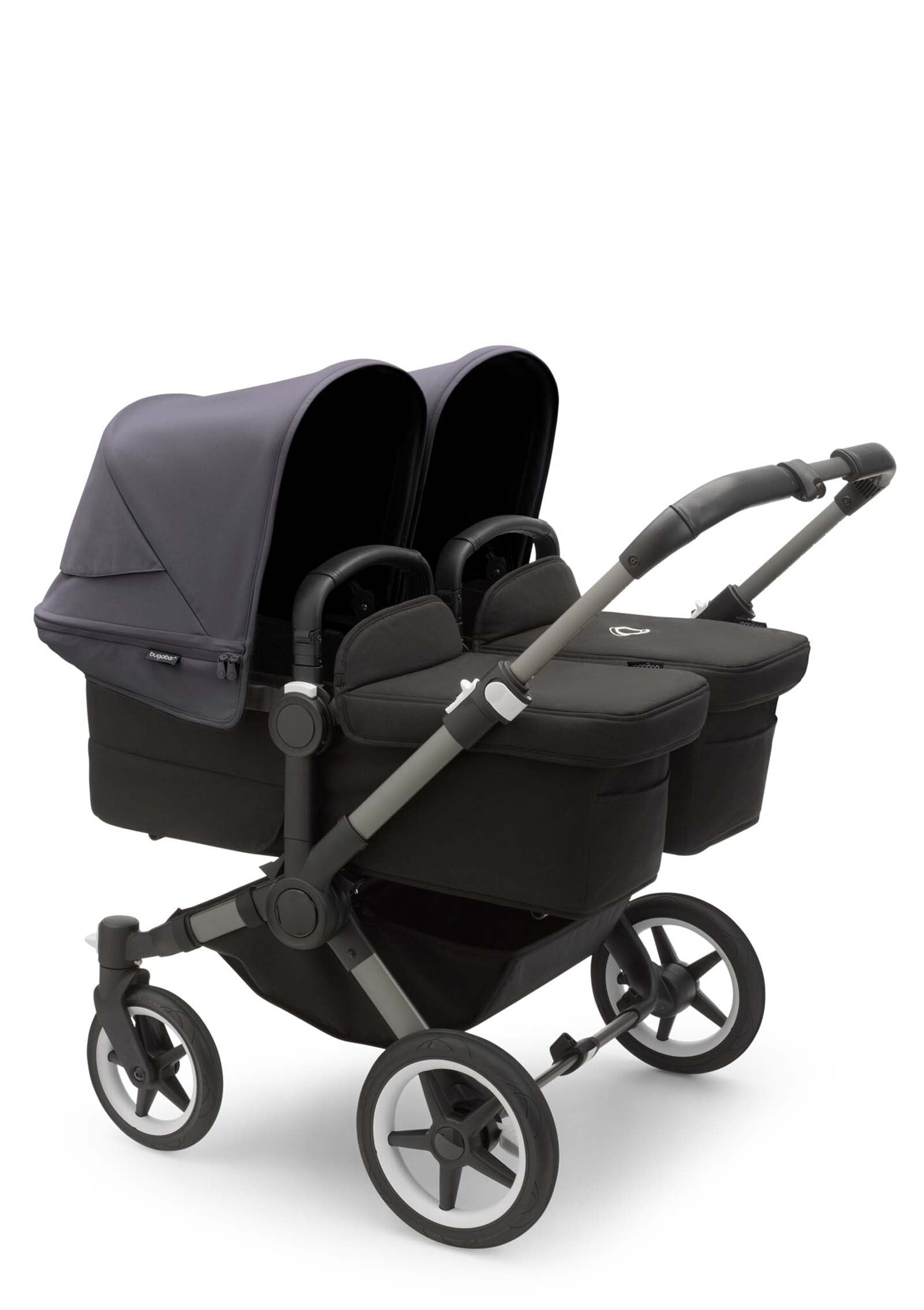 bugaboo Donkey 5 Twin Kinderwagen 'styled by you* Graphit-Mitternachtsschwarz-Sturmblau