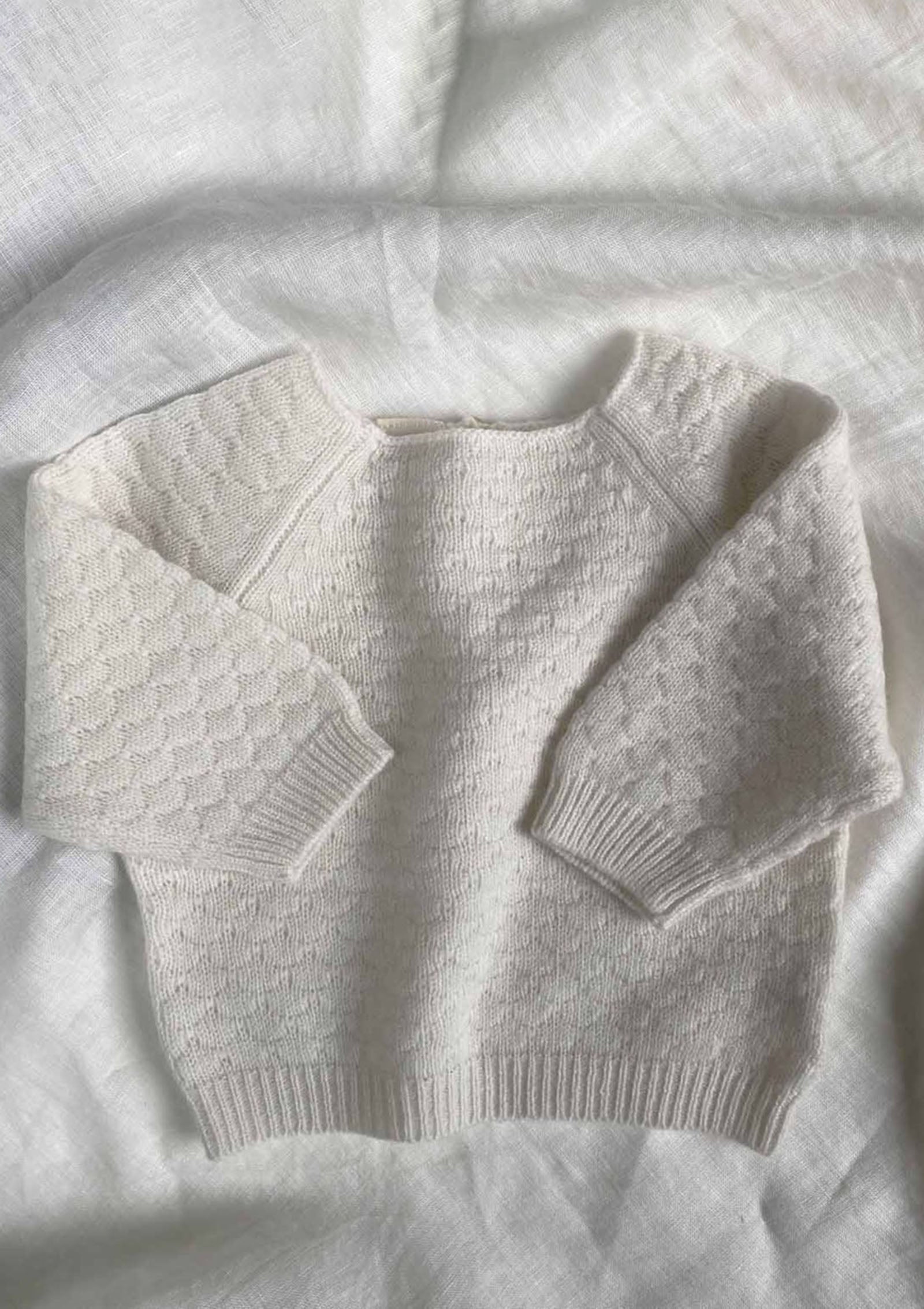 Cashmere Baby Sweater creme