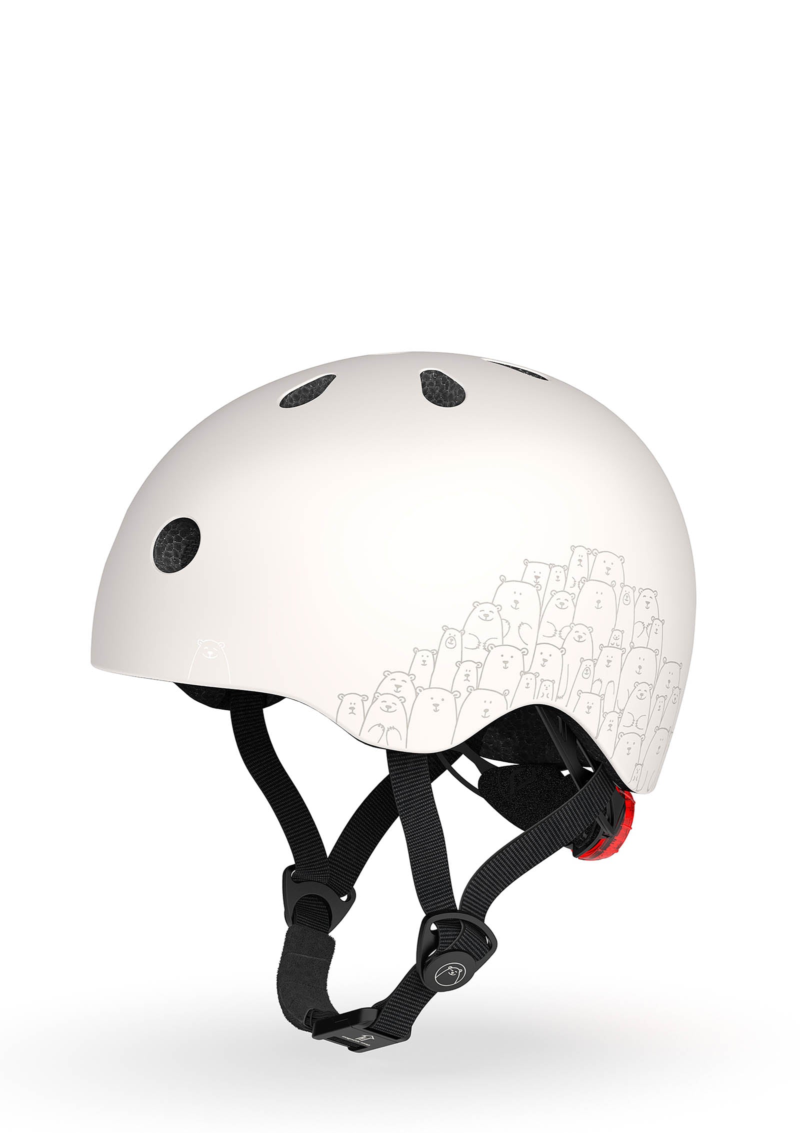 Scoot and Ride reflektierender Helm Ash
