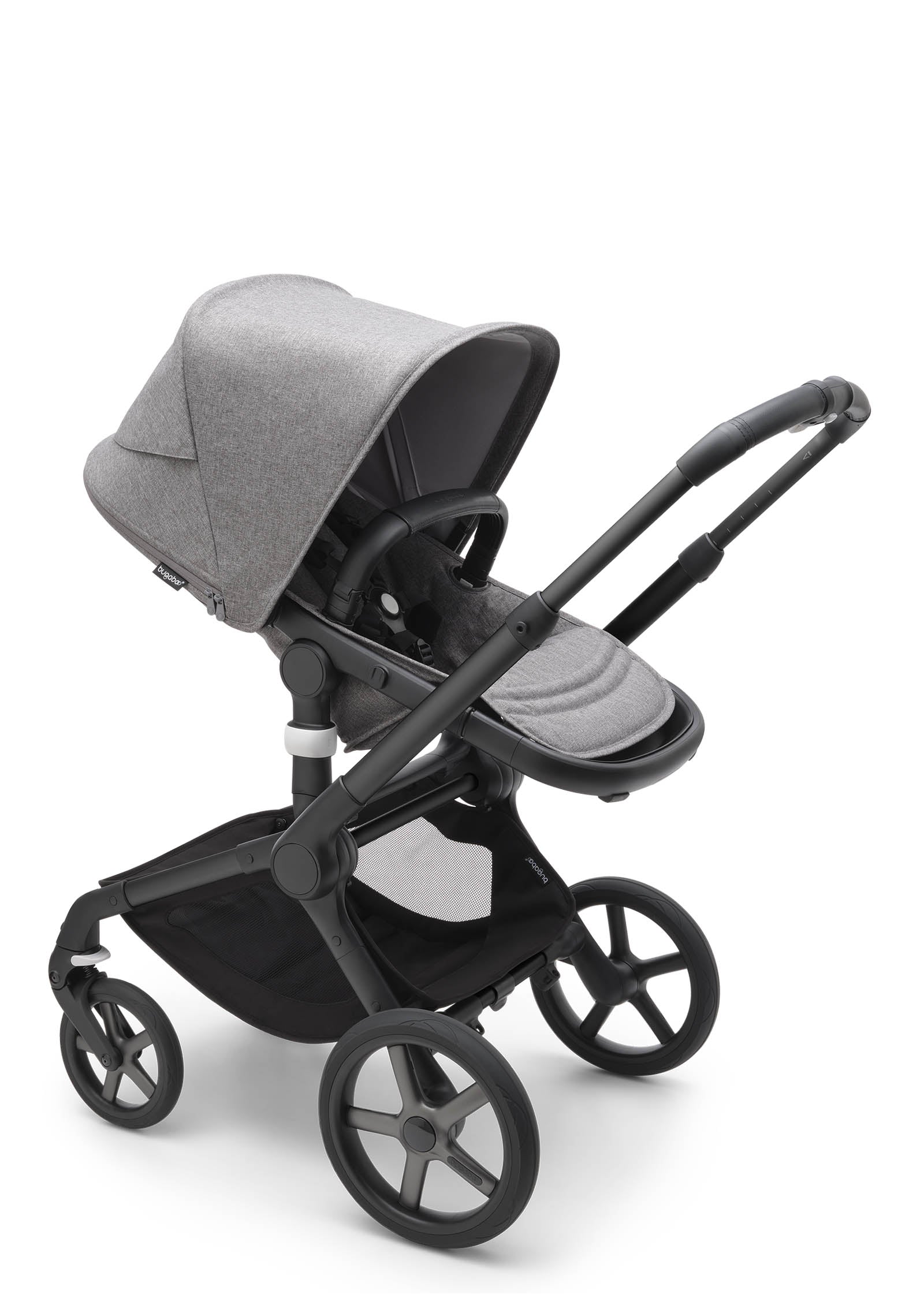 bugaboo Fox 5 Kinderwagen-Set schwarz / grau meliert