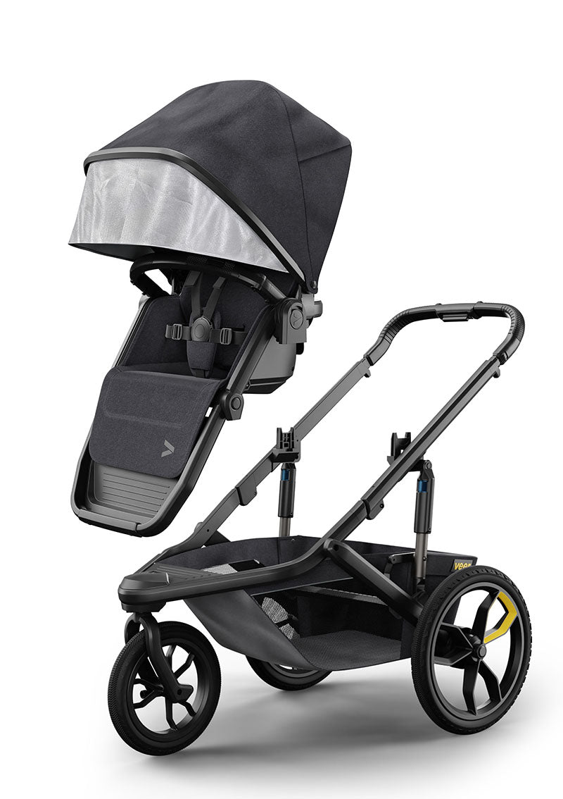 Veer Switchback Kinderwagen Switch&Jog dunkelgrau / schwarz Jogger Sportwagen