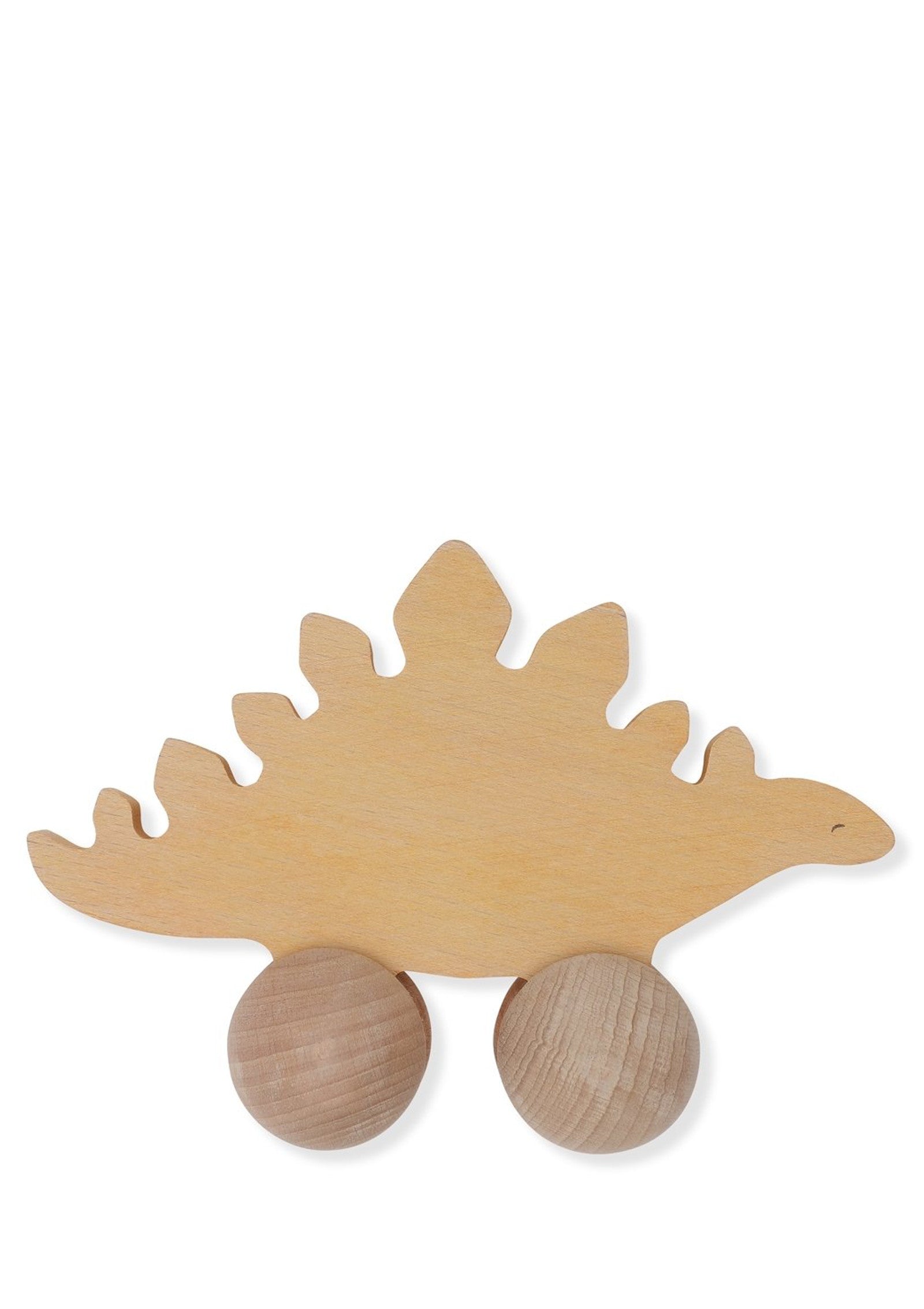 Holzspielzeug Rollender Dinosaurier Stegosaurus